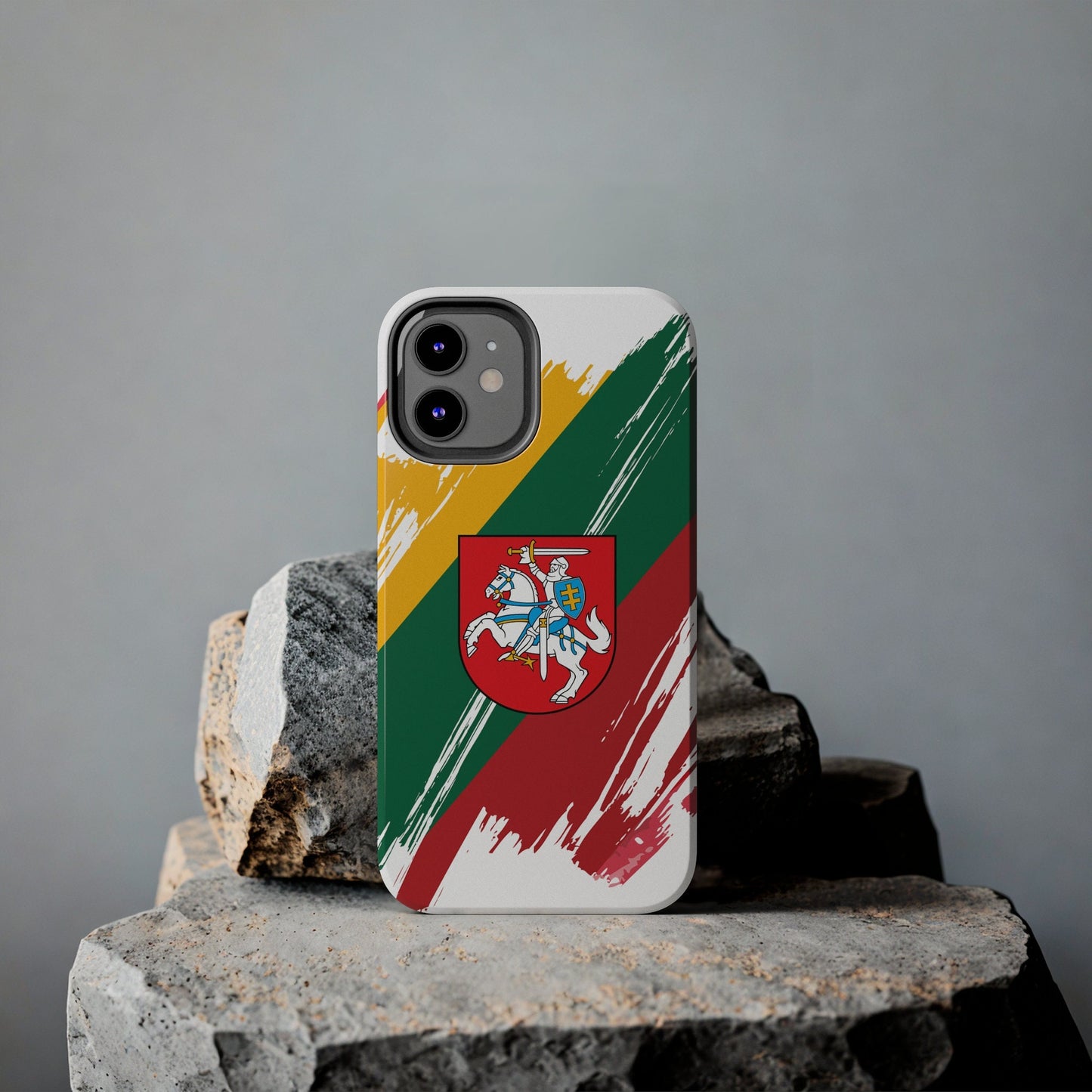 Lithuania Flag iPhone Case iPhone 15 14 13 12 Mini 11 XR Xs X 8 7 SE iPhone Pro Max , Iphone cover, Iphone Tough Case