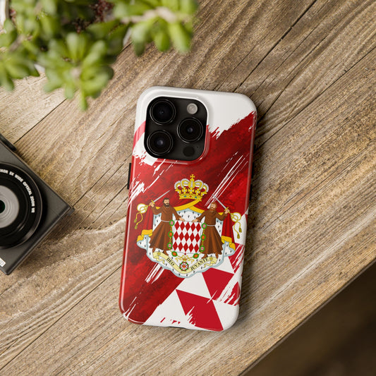 Monaco Flag iPhone Case iPhone 15 14 13 12 Mini 11 XR Xs X 8 7 SE iPhone Pro Max , Iphone cover, Iphone Tough Case