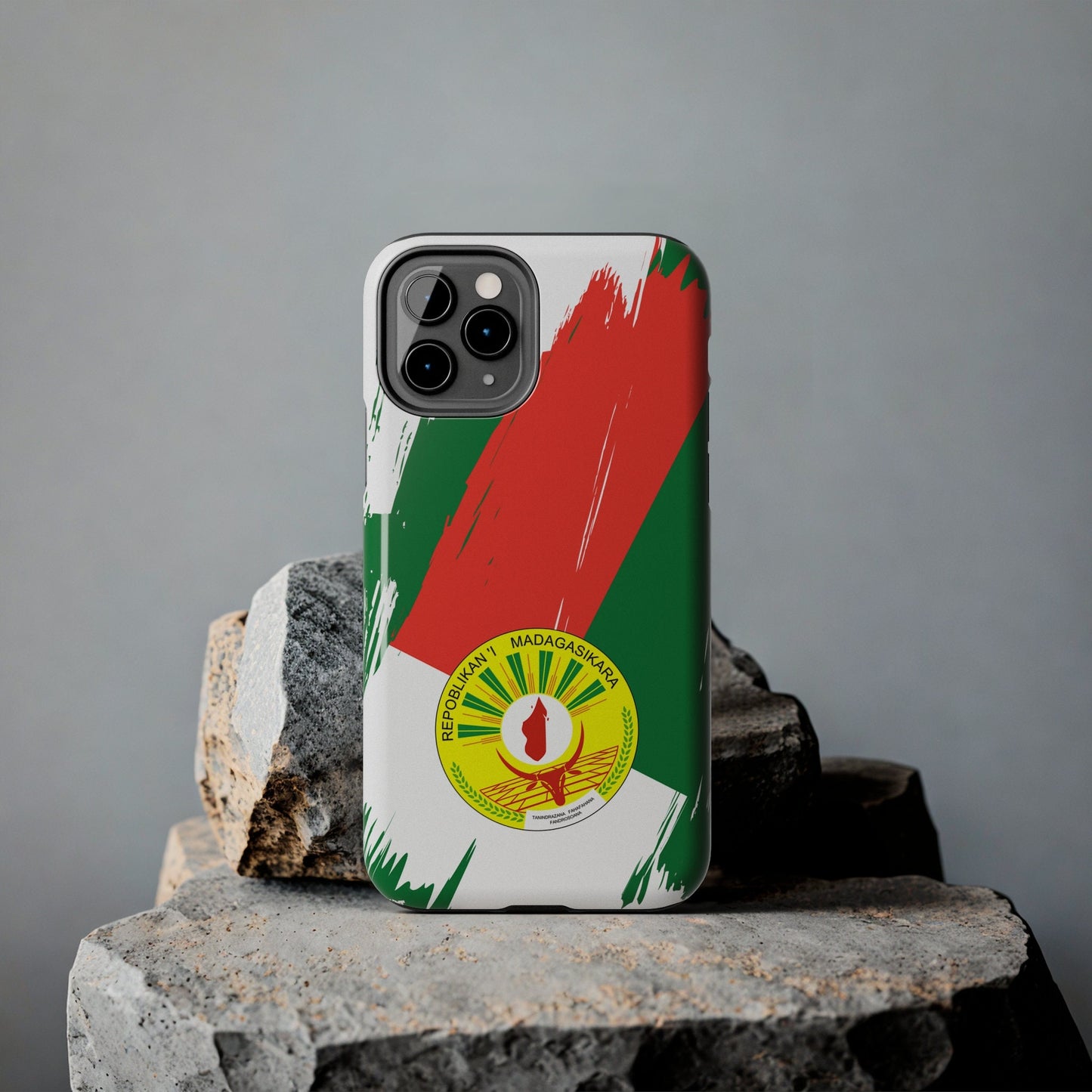 Madagascar Flag iPhone Case iPhone 15 14 13 12 Mini 11 XR Xs X 8 7 SE iPhone Pro Max , Iphone cover, Iphone Tough Case