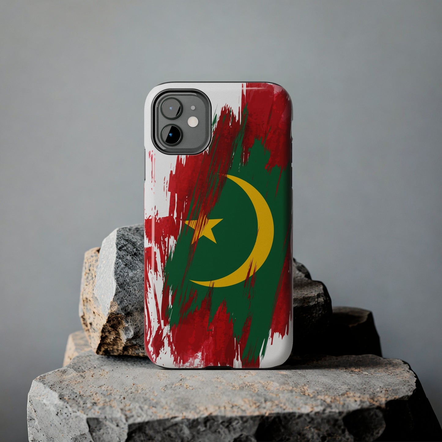 Mauritania Flag iPhone Case iPhone 15 14 13 12 Mini 11 XR Xs X 8 7 SE iPhone Pro Max , Iphone cover, Iphone Tough Case