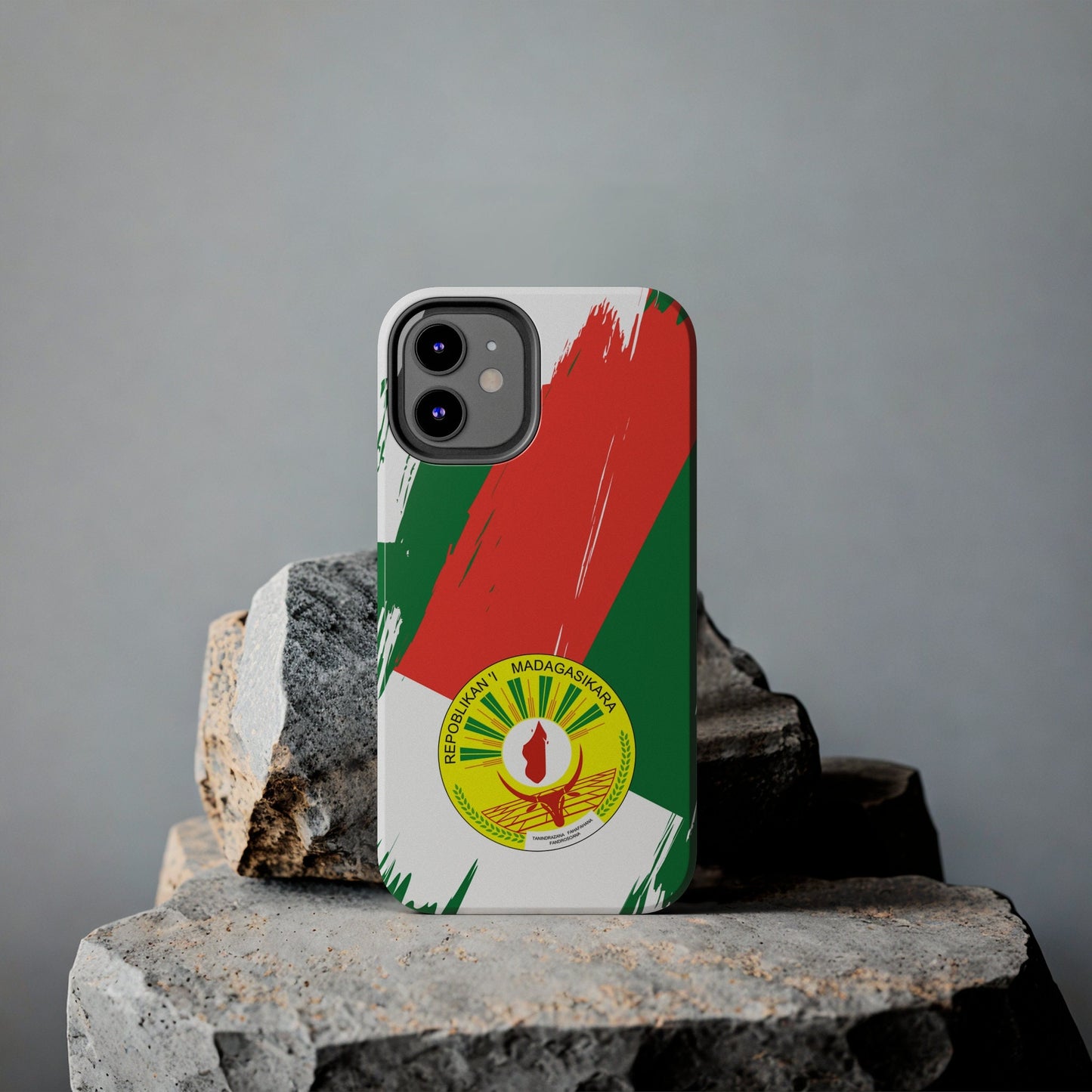 Madagascar Flag iPhone Case iPhone 15 14 13 12 Mini 11 XR Xs X 8 7 SE iPhone Pro Max , Iphone cover, Iphone Tough Case