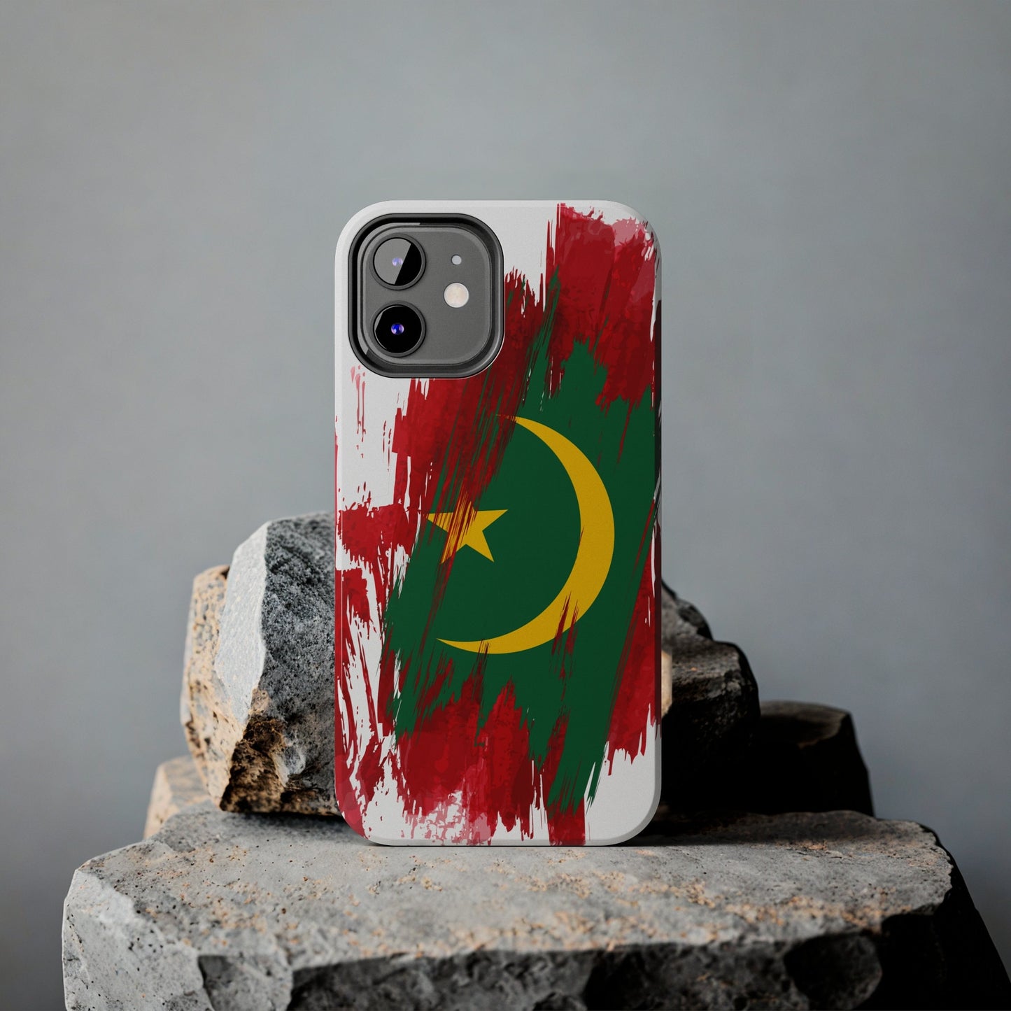Mauritania Flag iPhone Case iPhone 15 14 13 12 Mini 11 XR Xs X 8 7 SE iPhone Pro Max , Iphone cover, Iphone Tough Case