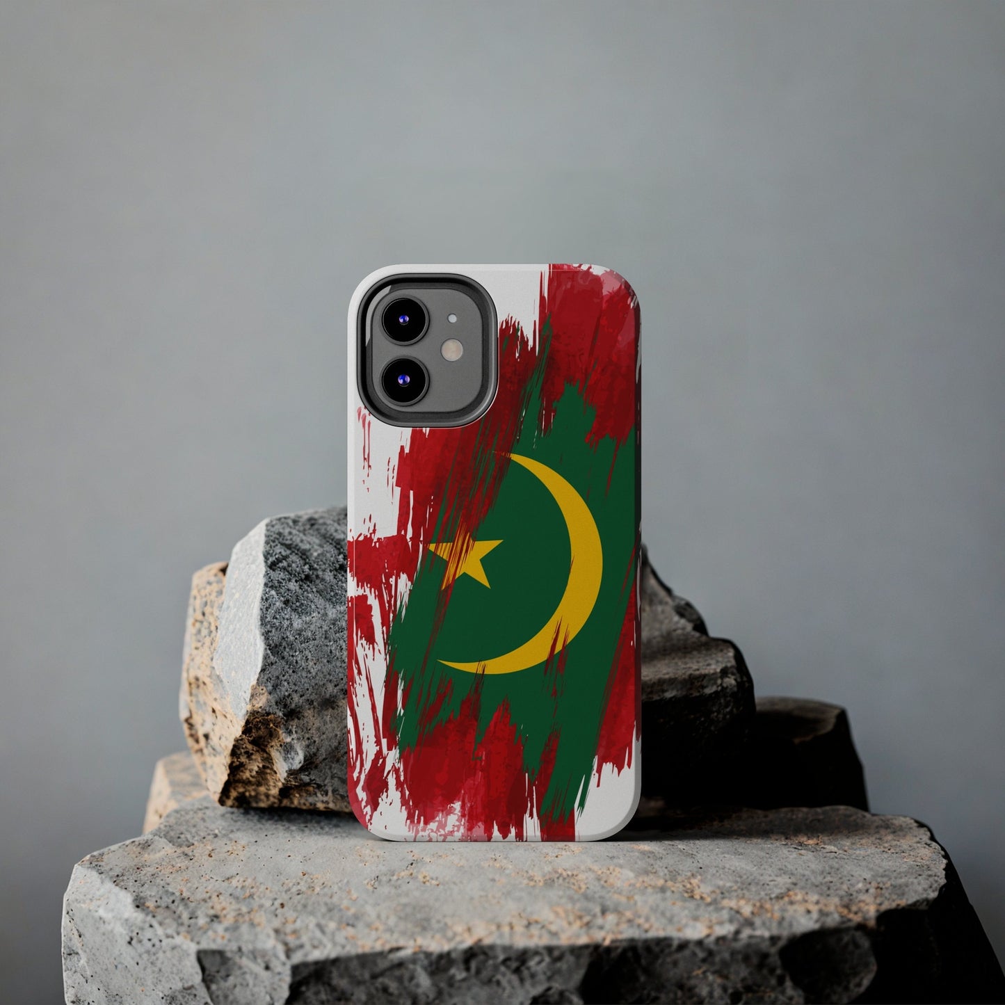 Mauritania Flag iPhone Case iPhone 15 14 13 12 Mini 11 XR Xs X 8 7 SE iPhone Pro Max , Iphone cover, Iphone Tough Case