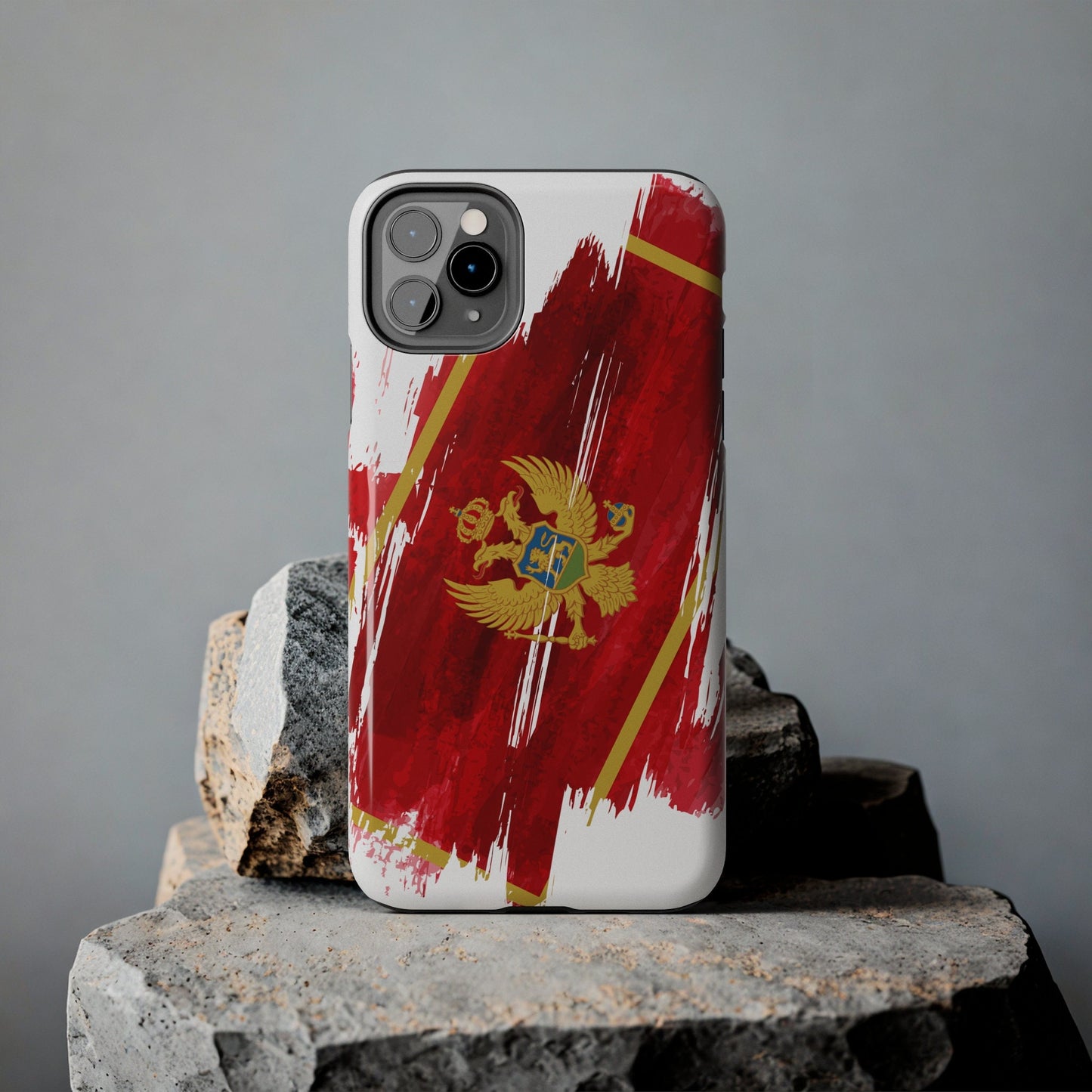 Montenegro Flag iPhone Case iPhone 15 14 13 12 Mini 11 XR Xs X 8 7 SE iPhone Pro Max , Iphone cover, Iphone Tough Case