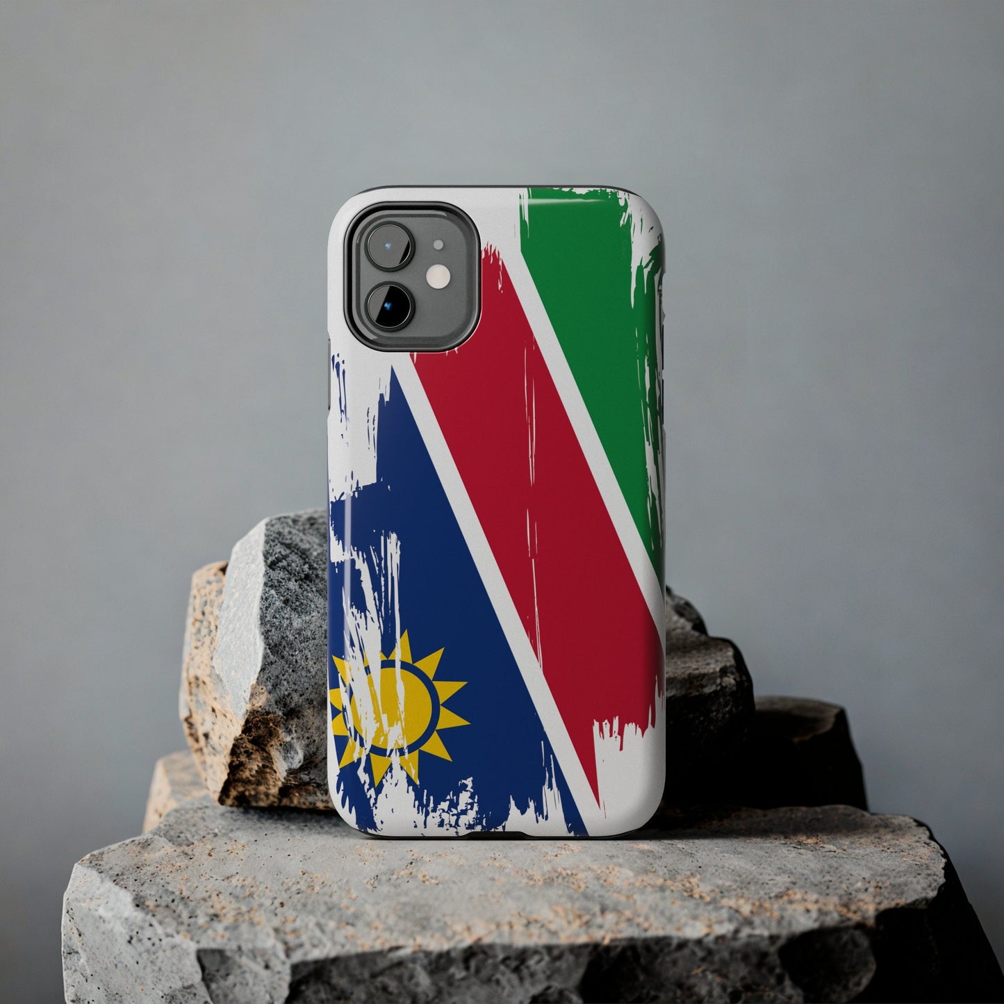 Namibia Flag iPhone Case iPhone 15 14 13 12 Mini 11 XR Xs X 8 7 SE iPhone Pro Max , Iphone cover, Iphone Tough Case