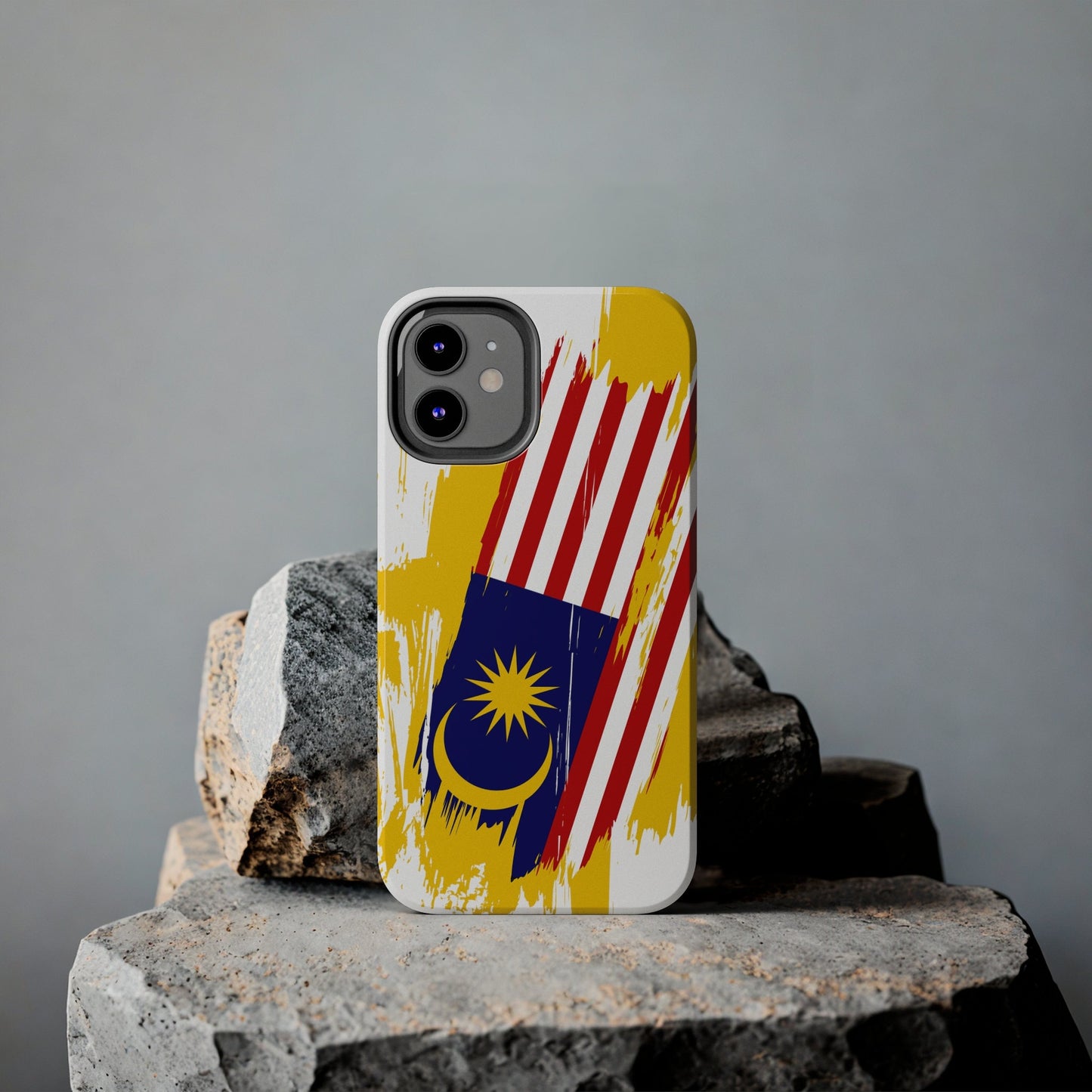 Malaysia Flag iPhone Case iPhone 15 14 13 12 Mini 11 XR Xs X 8 7 SE iPhone Pro Max , Iphone cover, Iphone Tough Case