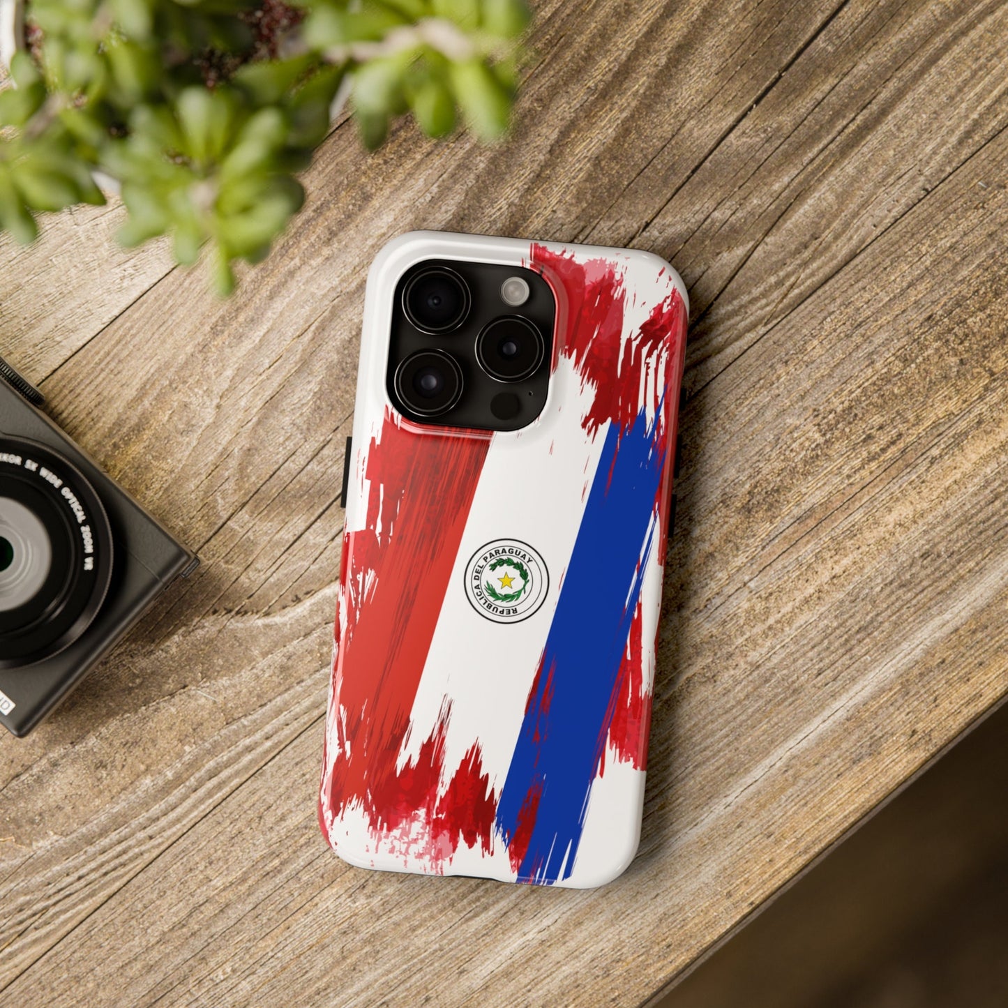 Paraguay Flag iPhone Case iPhone 15 14 13 12 Mini 11 XR Xs X 8 7 SE iPhone Pro Max , Iphone cover, Iphone Tough Case