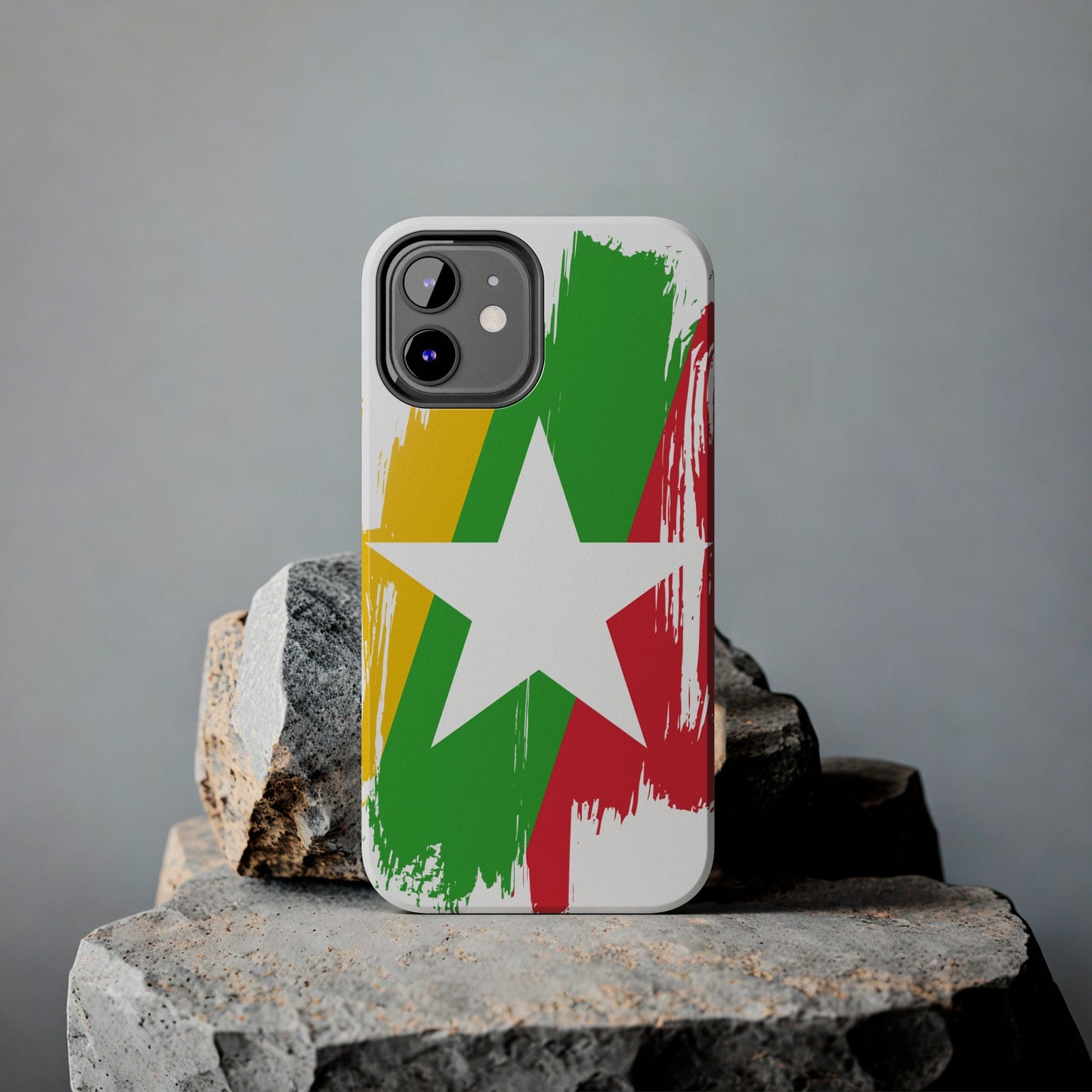 Myanmar  Flag iPhone Case iPhone 15 14 13 12 Mini 11 XR Xs X 8 7 SE iPhone Pro Max , Iphone cover, Iphone Tough Case