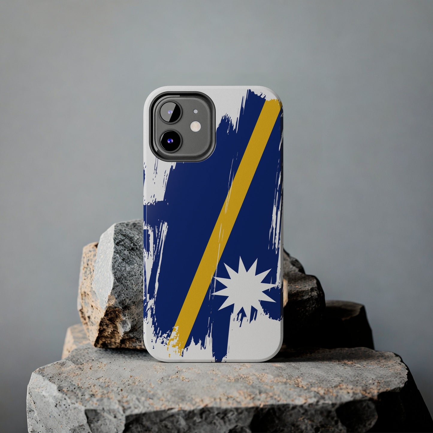 Nauru Flag iPhone Case iPhone 15 14 13 12 Mini 11 XR Xs X 8 7 SE iPhone Pro Max , Iphone cover, Iphone Tough Case