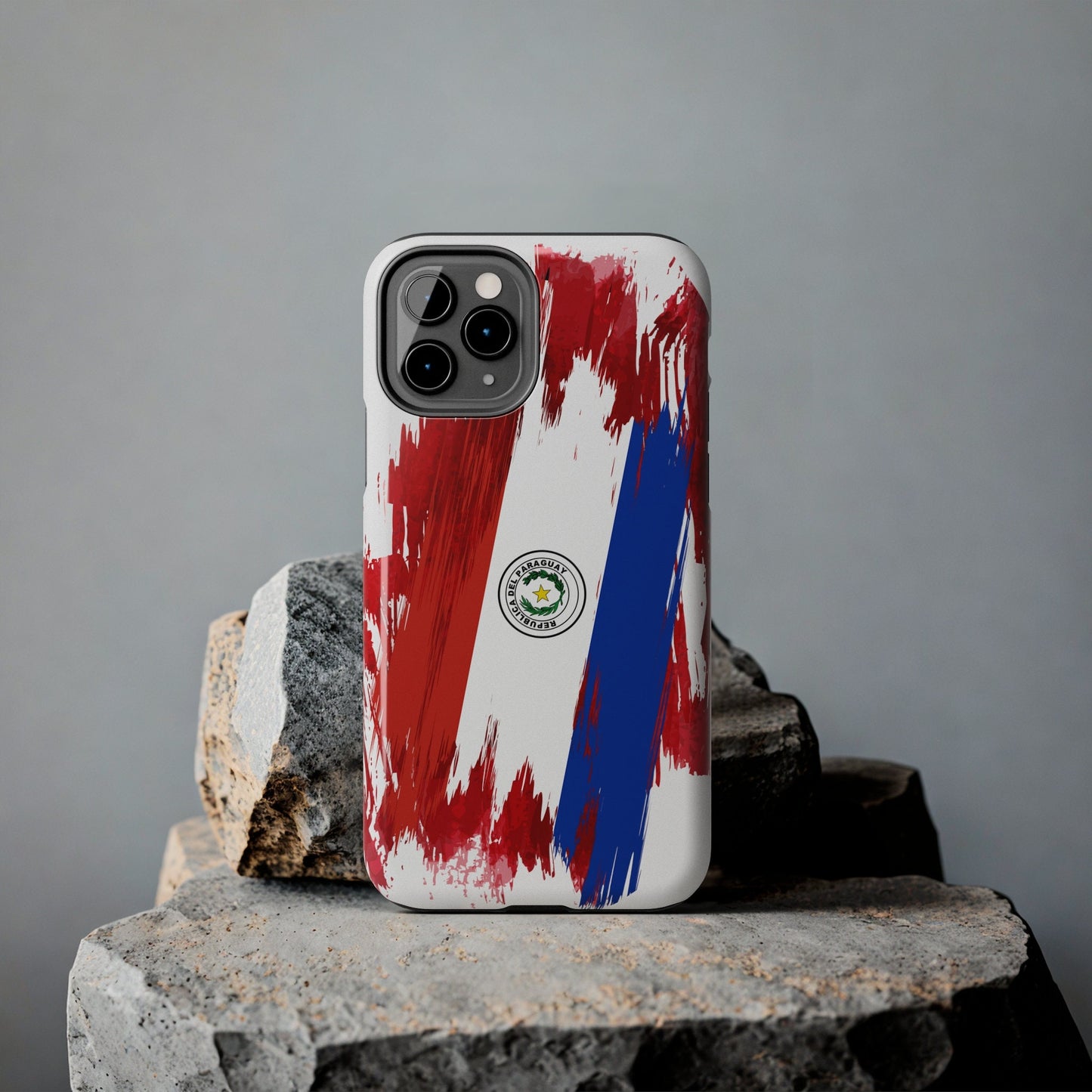 Paraguay Flag iPhone Case iPhone 15 14 13 12 Mini 11 XR Xs X 8 7 SE iPhone Pro Max , Iphone cover, Iphone Tough Case