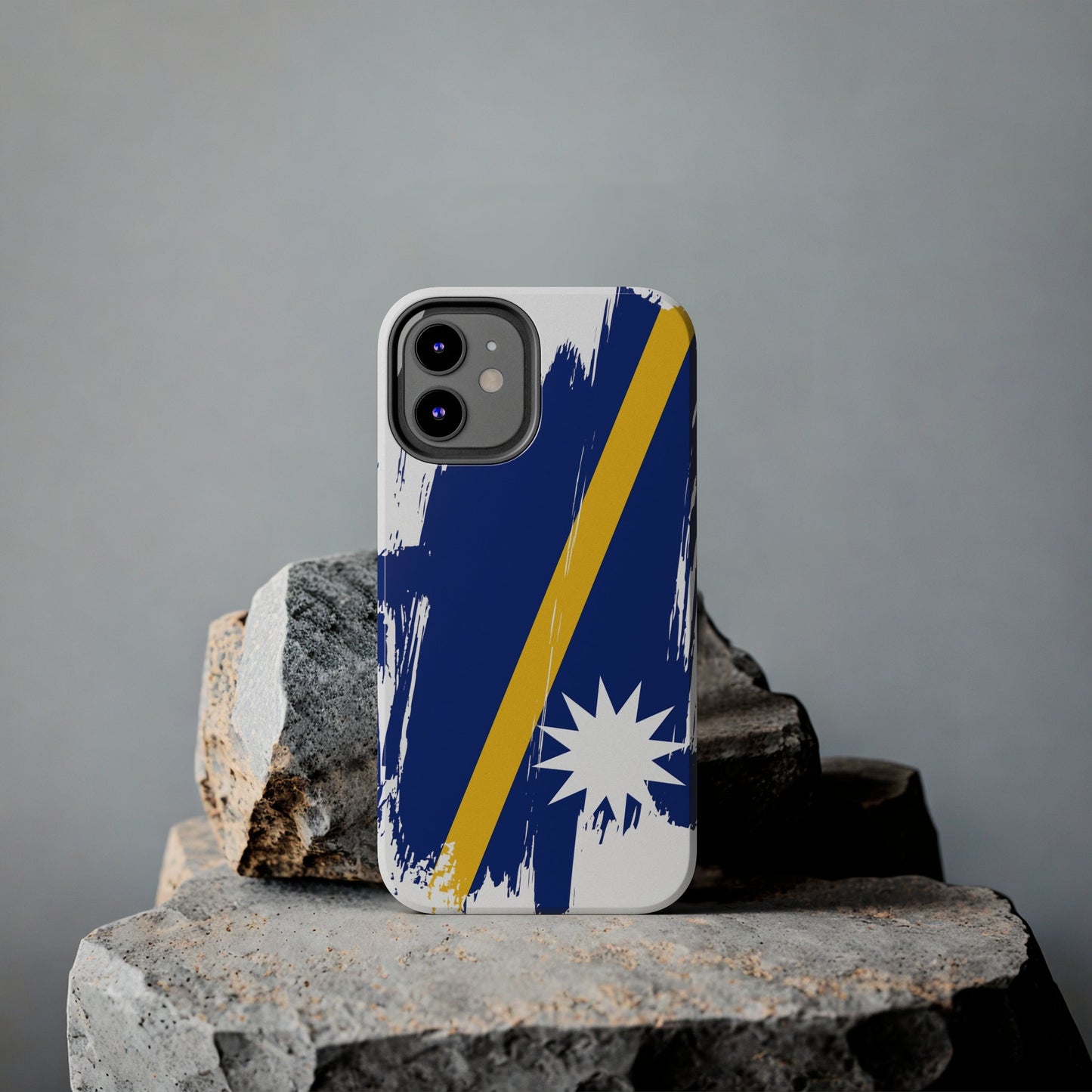 Nauru Flag iPhone Case iPhone 15 14 13 12 Mini 11 XR Xs X 8 7 SE iPhone Pro Max , Iphone cover, Iphone Tough Case