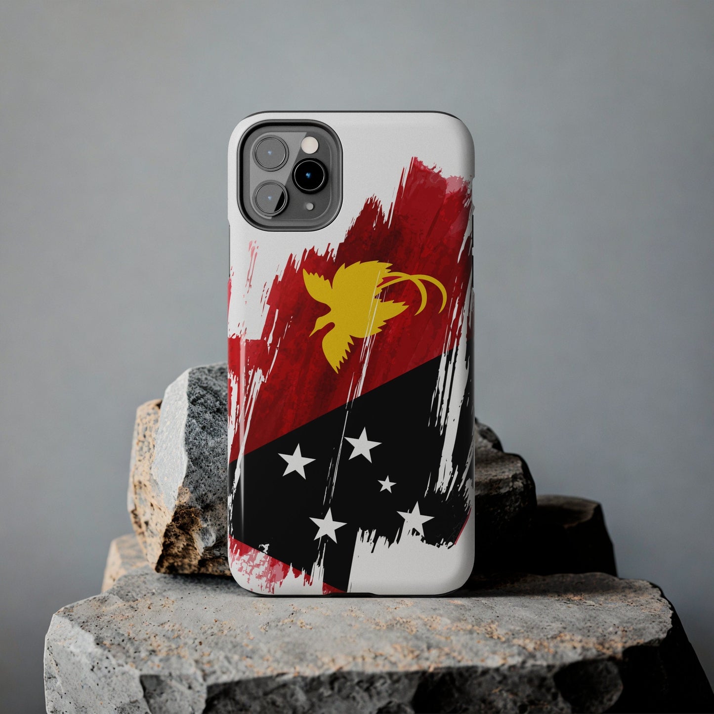 Papua New Guinea Flag iPhone Case iPhone 15 14 13 12 Mini 11 XR Xs X 8 7 SE iPhone Pro Max , Iphone cover, Iphone Tough Case