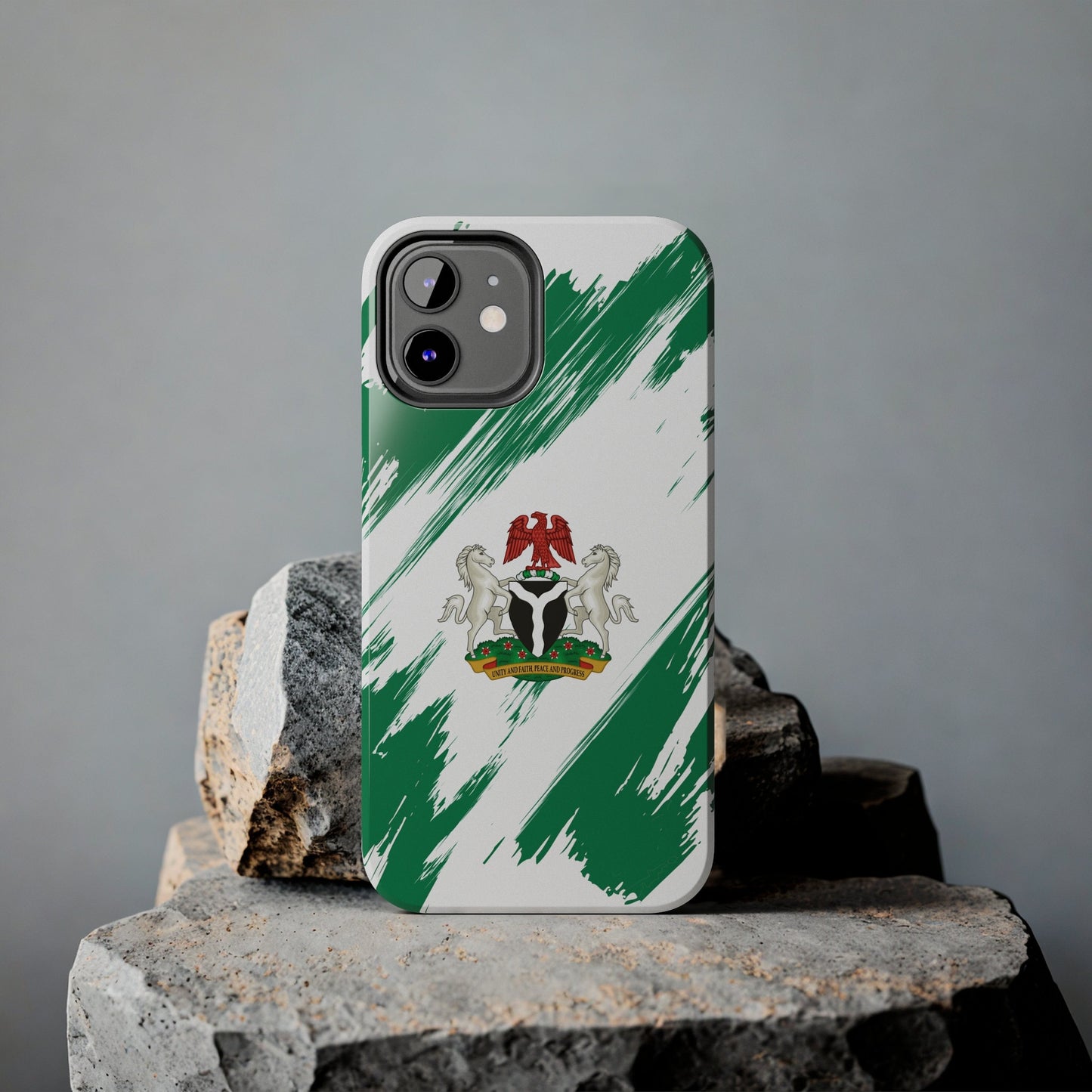 Nigeria Flag iPhone Case iPhone 15 14 13 12 Mini 11 XR Xs X 8 7 SE iPhone Pro Max , Iphone cover, Iphone Tough Case