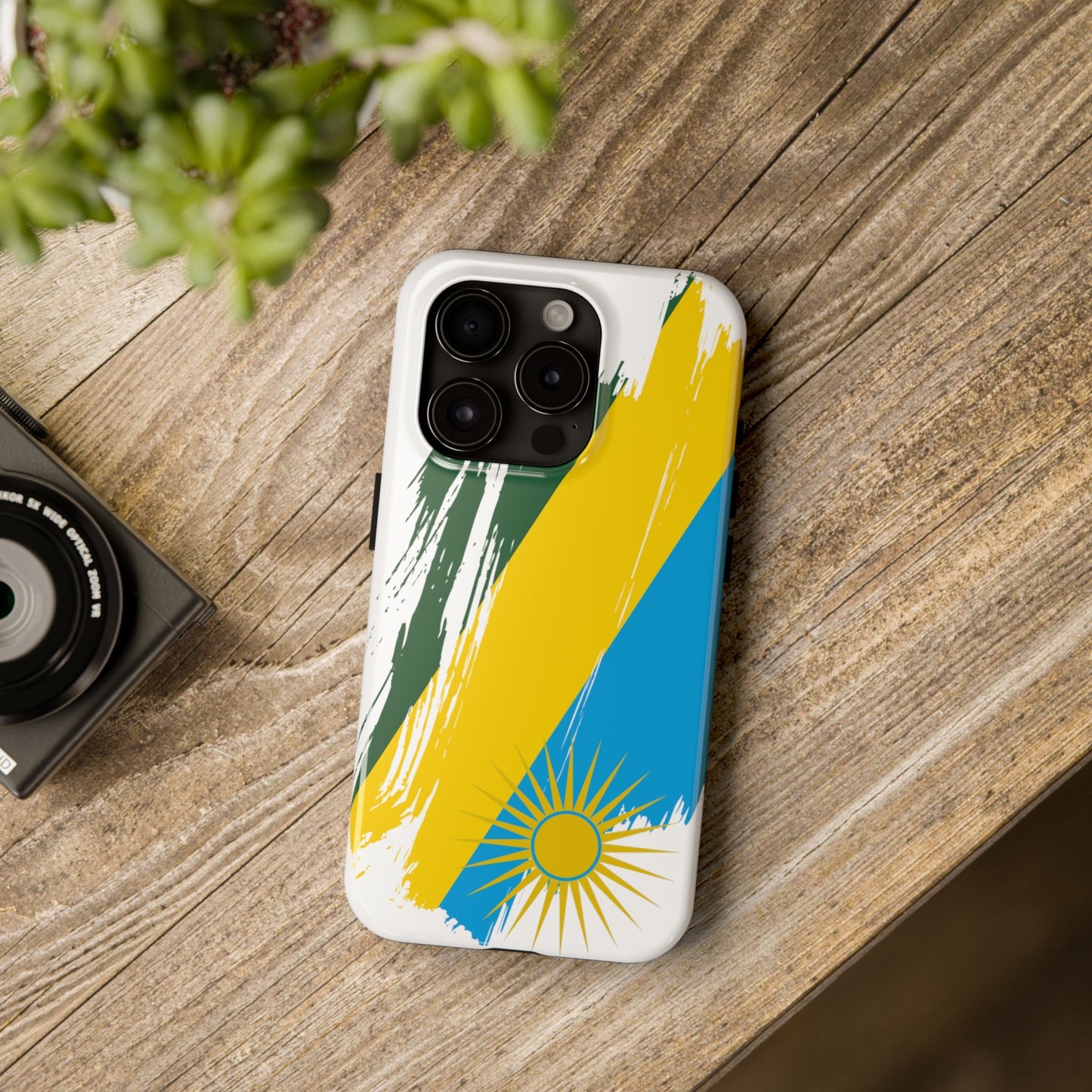 Rwanda Flag iPhone Case iPhone 15 14 13 12 Mini 11 XR Xs X 8 7 SE iPhone Pro Max , Iphone cover, Iphone Tough Case