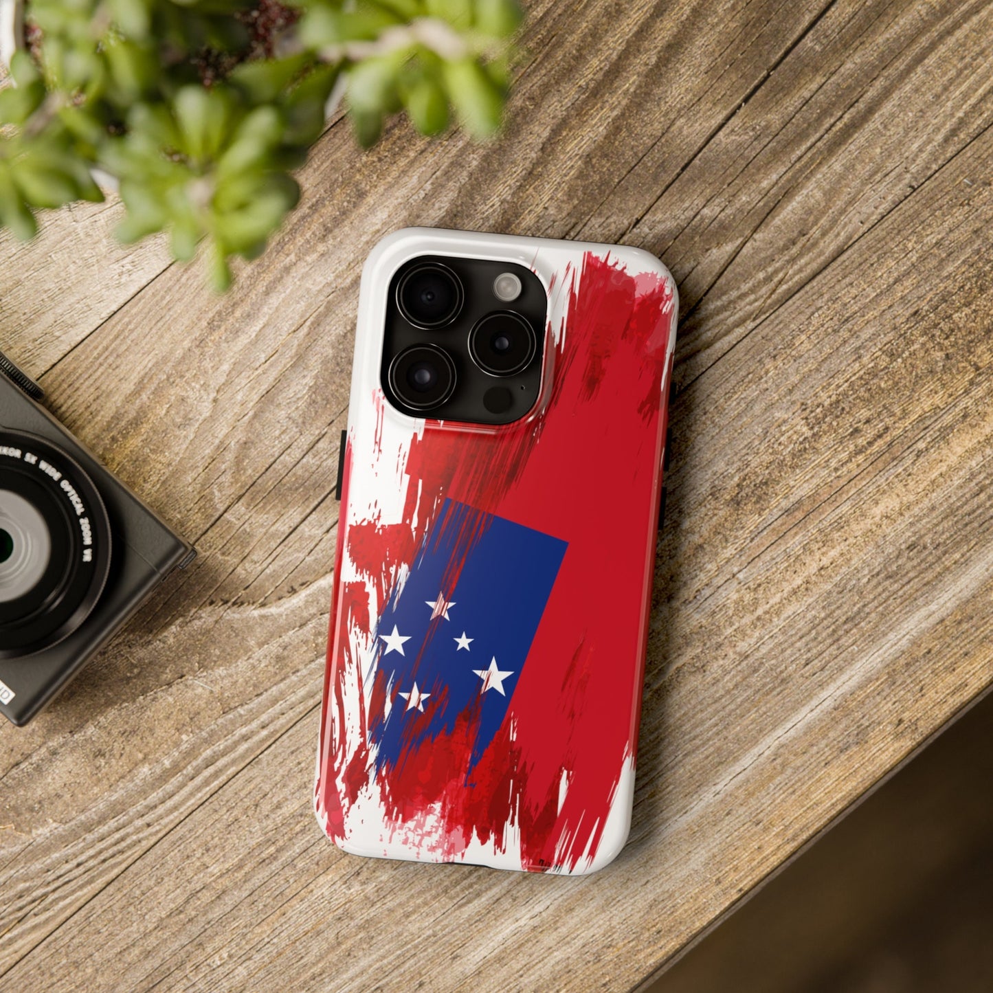 Samoa Flag iPhone Case iPhone 15 14 13 12 Mini 11 XR Xs X 8 7 SE iPhone Pro Max , Iphone cover, Iphone Tough Case