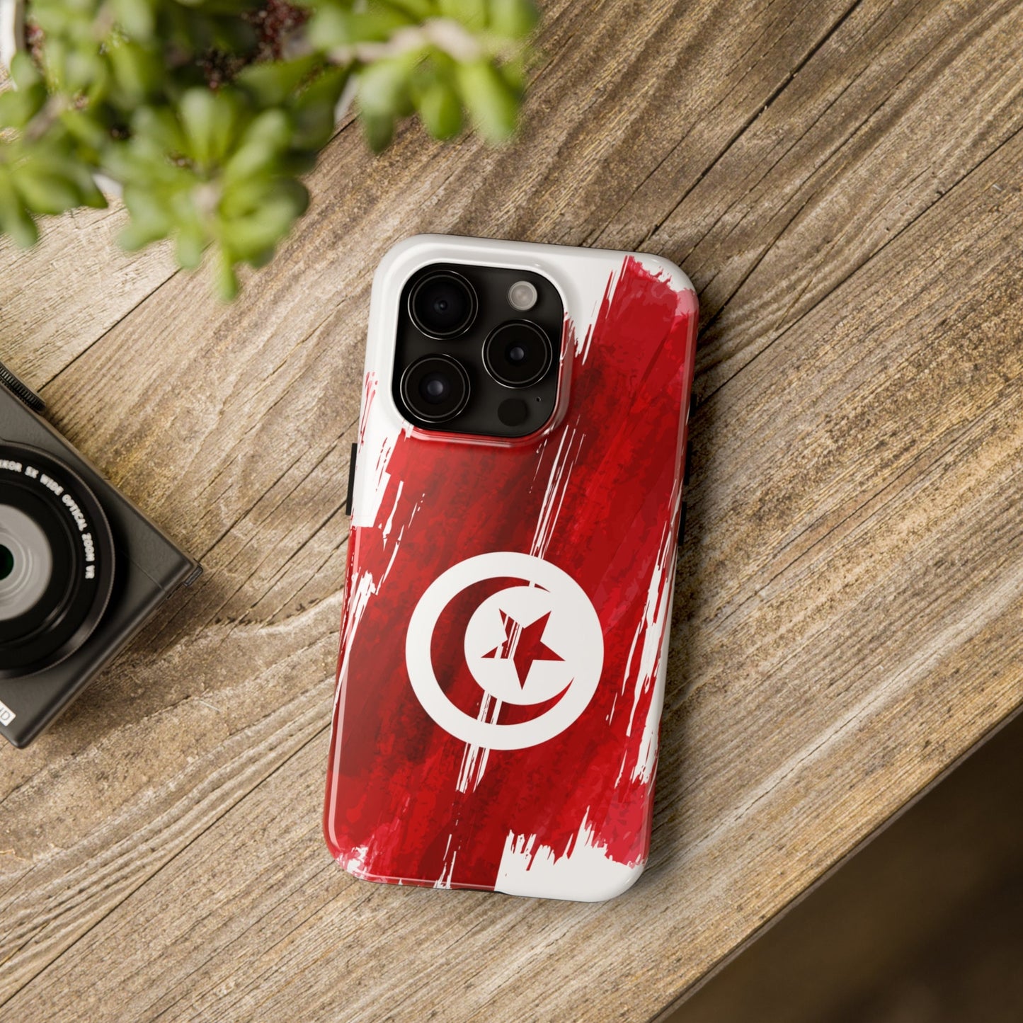 Tunisia Flag iPhone Case iPhone 15 14 13 12 Mini 11 XR Xs X 8 7 SE iPhone Pro Max , Iphone cover, Iphone Tough Case