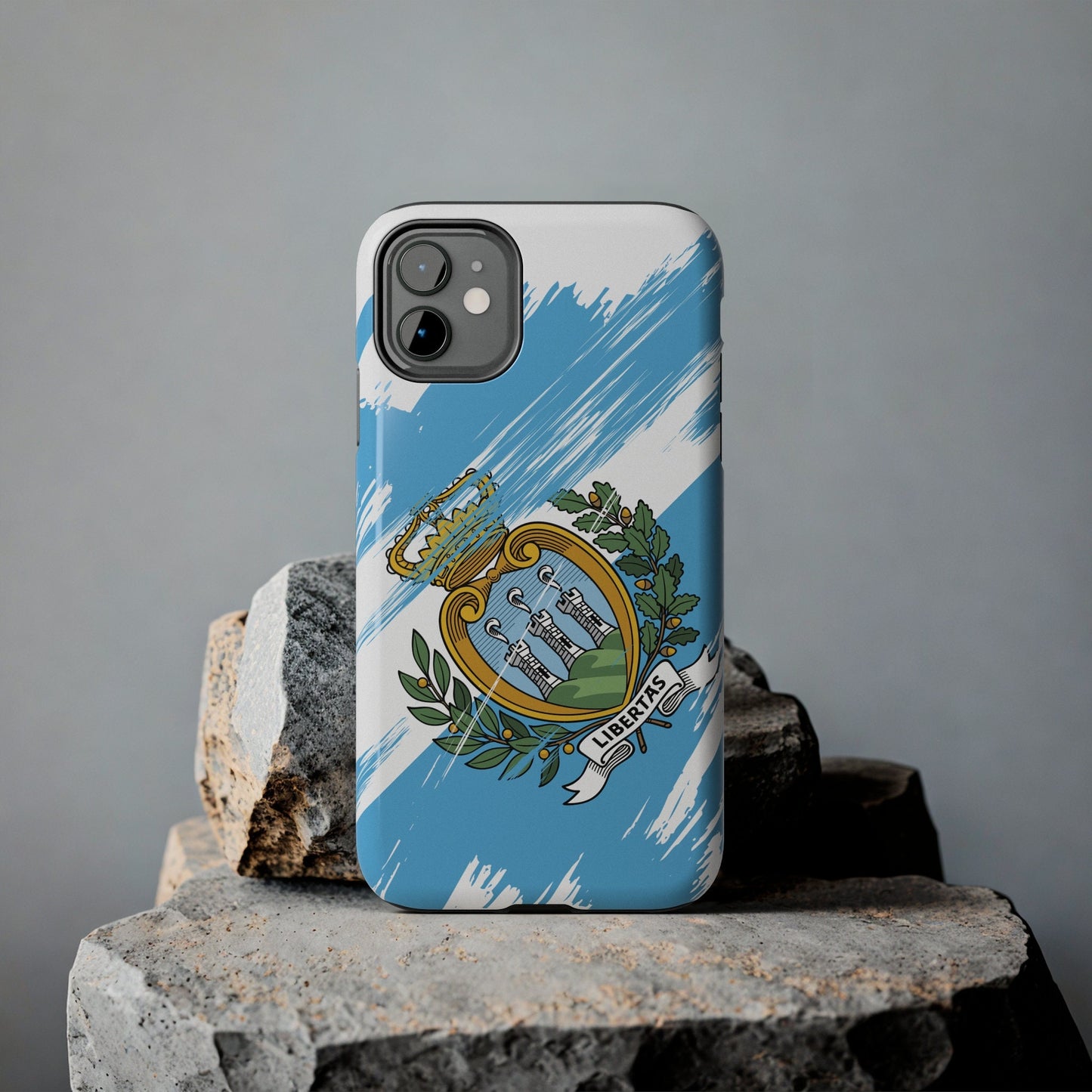 San Marino Flag iPhone Case iPhone 15 14 13 12 Mini 11 XR Xs X 8 7 SE iPhone Pro Max , Iphone cover, Iphone Tough Case