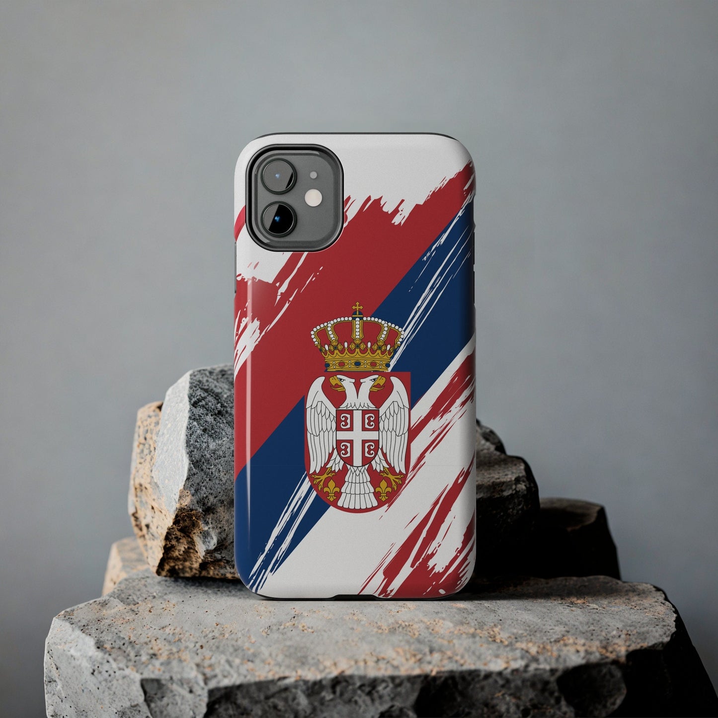 Serbia Flag iPhone Case iPhone 15 14 13 12 Mini 11 XR Xs X 8 7 SE iPhone Pro Max , Iphone cover, Iphone Tough Case