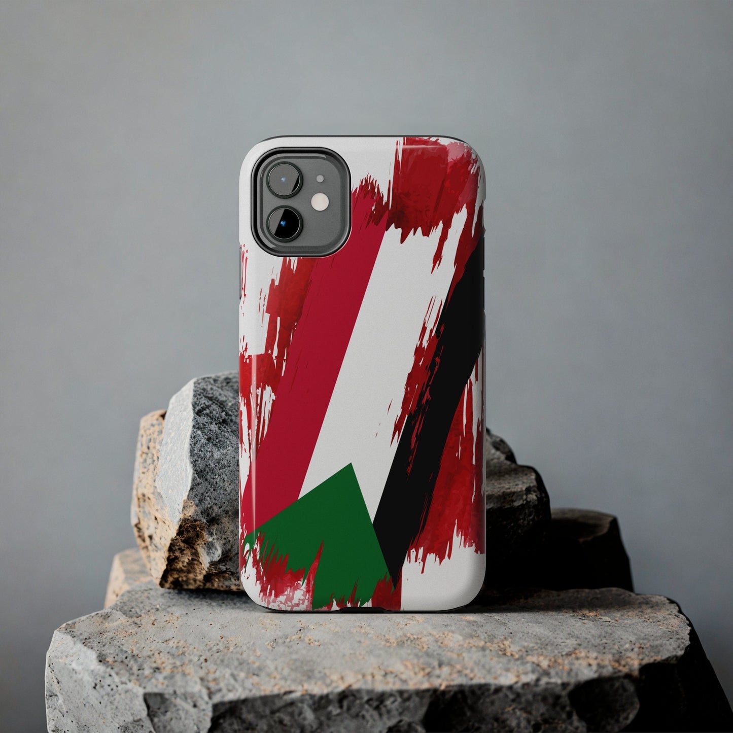 Sudan Flag iPhone Case iPhone 15 14 13 12 Mini 11 XR Xs X 8 7 SE iPhone Pro Max , Iphone cover, Iphone Tough Case