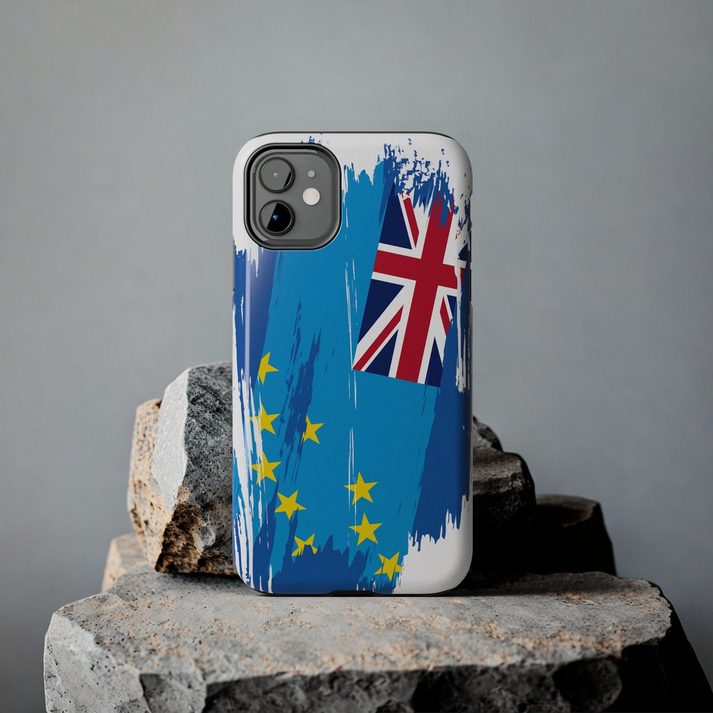 Tuvalu Flag iPhone Case iPhone 15 14 13 12 Mini 11 XR Xs X 8 7 SE iPhone Pro Max , Iphone cover, Iphone Tough Case