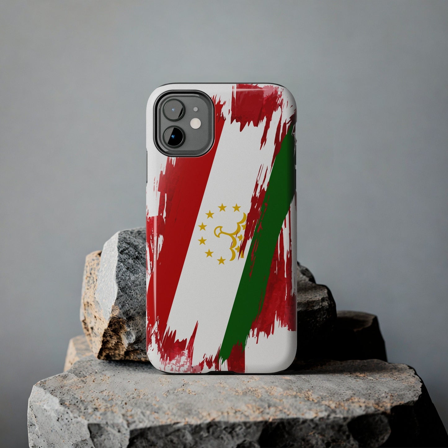 Tajikistan Flag iPhone Case iPhone 15 14 13 12 Mini 11 XR Xs X 8 7 SE iPhone Pro Max , Iphone cover, Iphone Tough Case