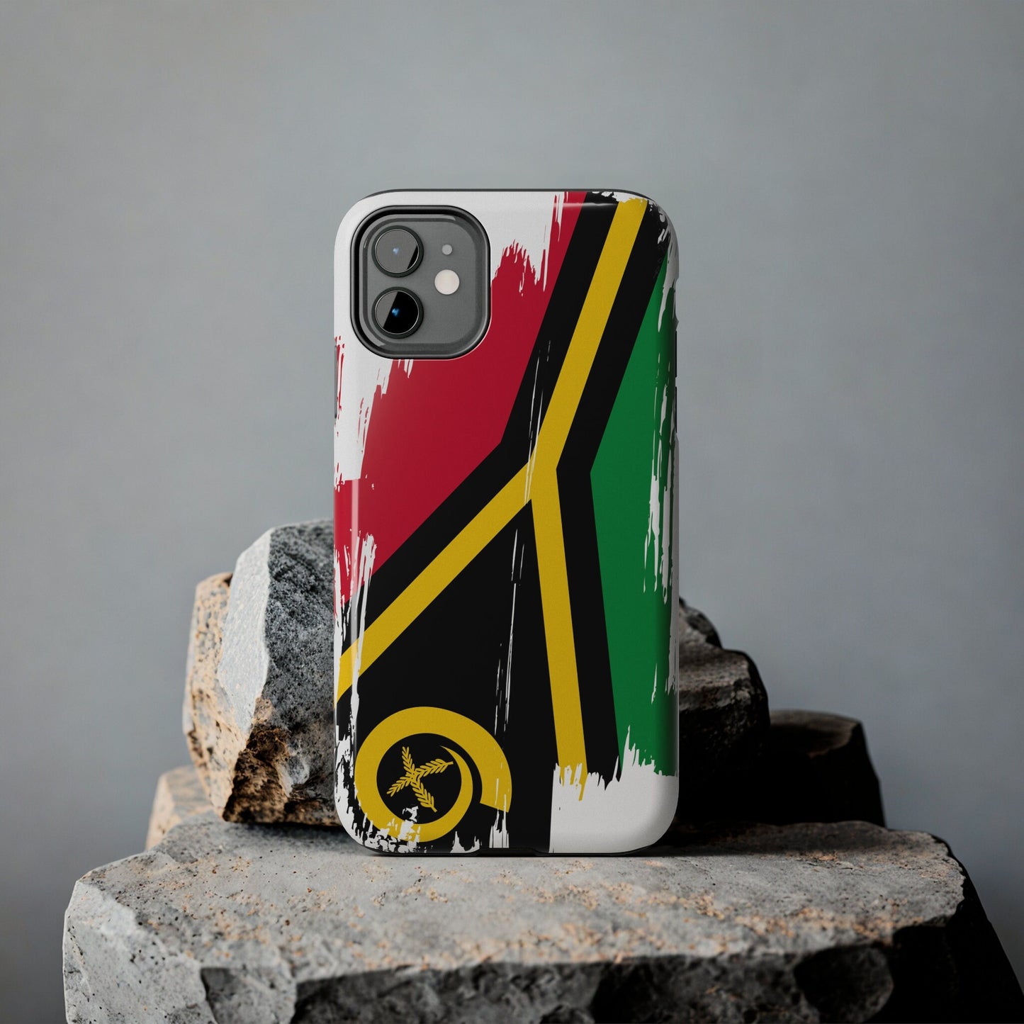 Vanuatu Flag iPhone Case iPhone 15 14 13 12 Mini 11 XR Xs X 8 7 SE iPhone Pro Max , Iphone cover, Iphone Tough Case