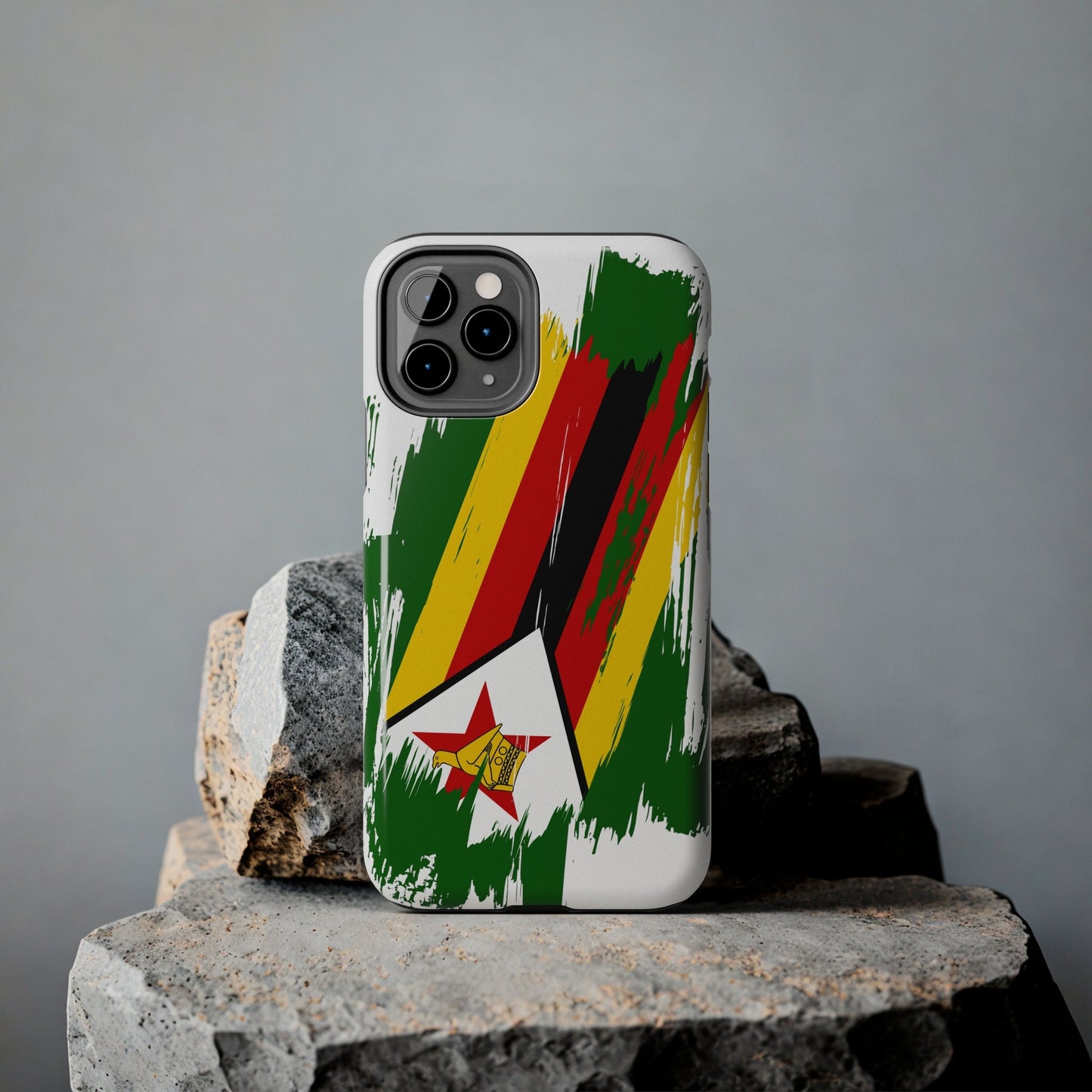 Zimbabwe Flag iPhone Case iPhone 15 14 13 12 Mini 11 XR Xs X 8 7 SE iPhone Pro Max , Iphone cover, Iphone Tough Case