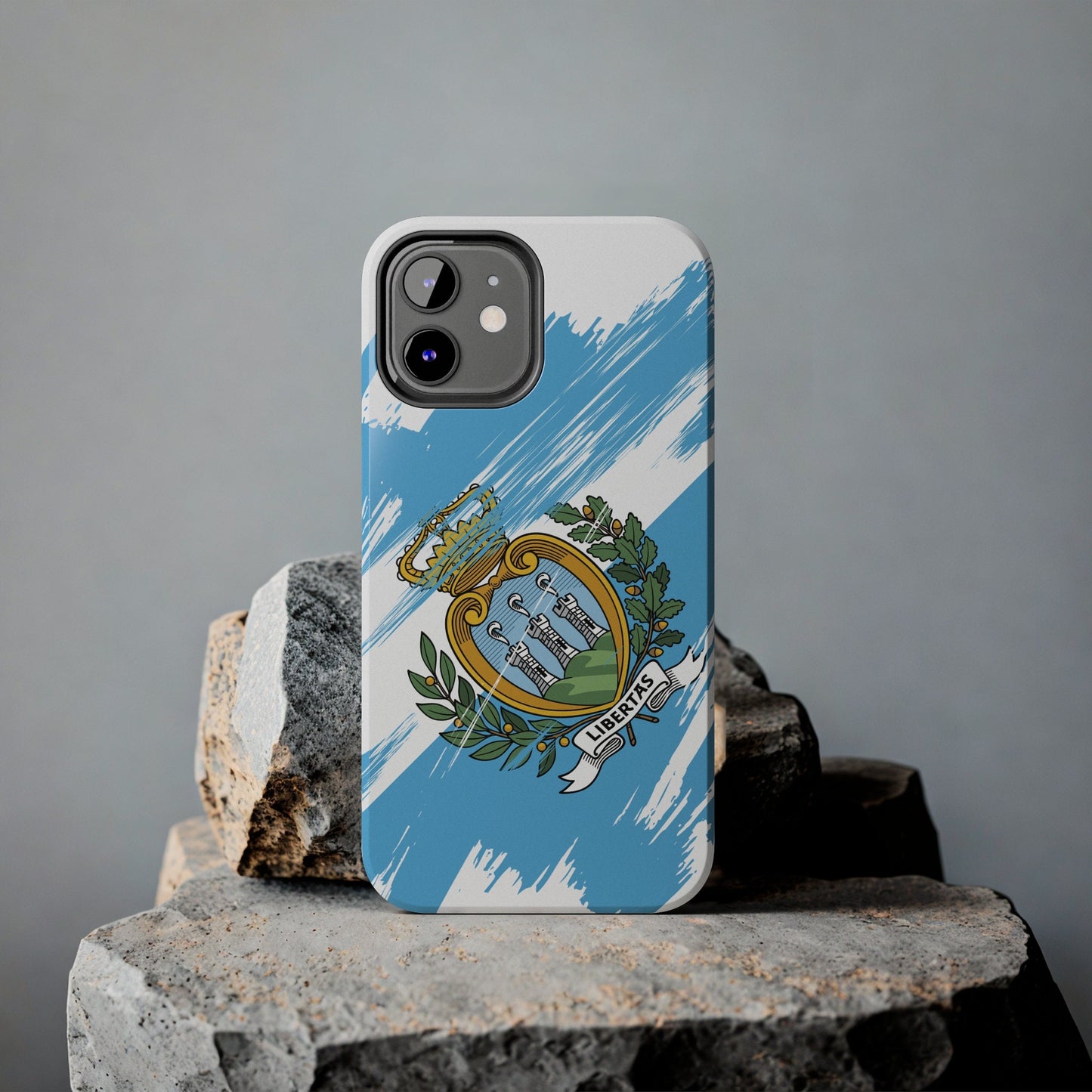 San Marino Flag iPhone Case iPhone 15 14 13 12 Mini 11 XR Xs X 8 7 SE iPhone Pro Max , Iphone cover, Iphone Tough Case