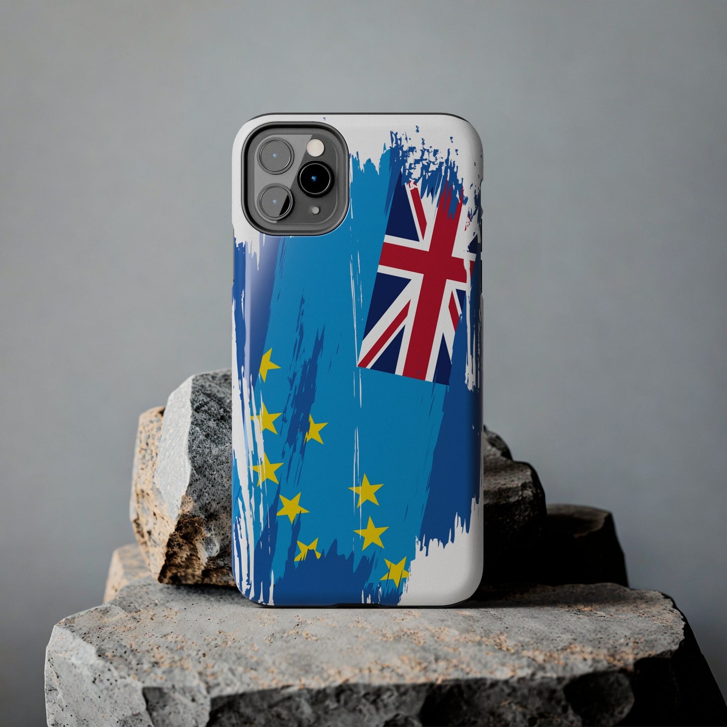 Tuvalu Flag iPhone Case iPhone 15 14 13 12 Mini 11 XR Xs X 8 7 SE iPhone Pro Max , Iphone cover, Iphone Tough Case