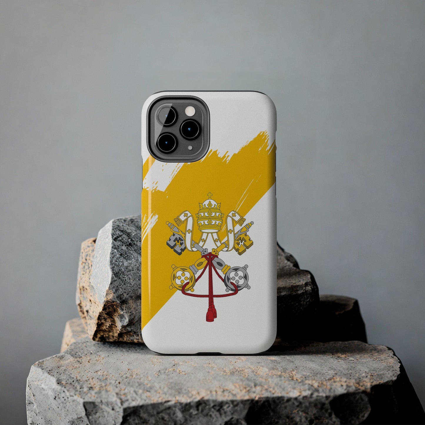 Vatican  Flag iPhone Case iPhone 15 14 13 12 Mini 11 XR Xs X 8 7 SE iPhone Pro Max , Iphone cover, Iphone Tough Case