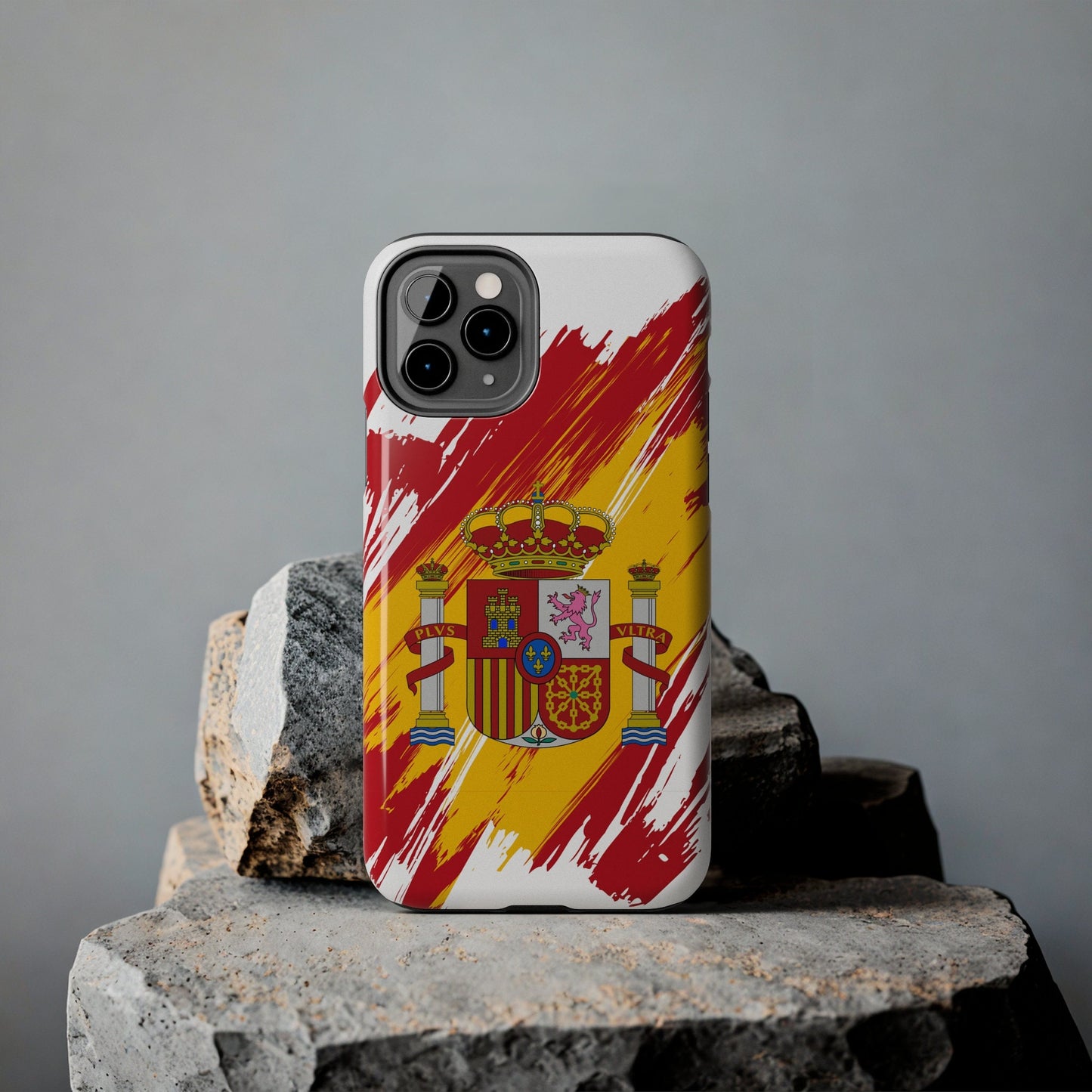 Spain Flag iPhone Case iPhone 15 14 13 12 Mini 11 XR Xs X 8 7 SE iPhone Pro Max , Iphone cover, Iphone Tough Case