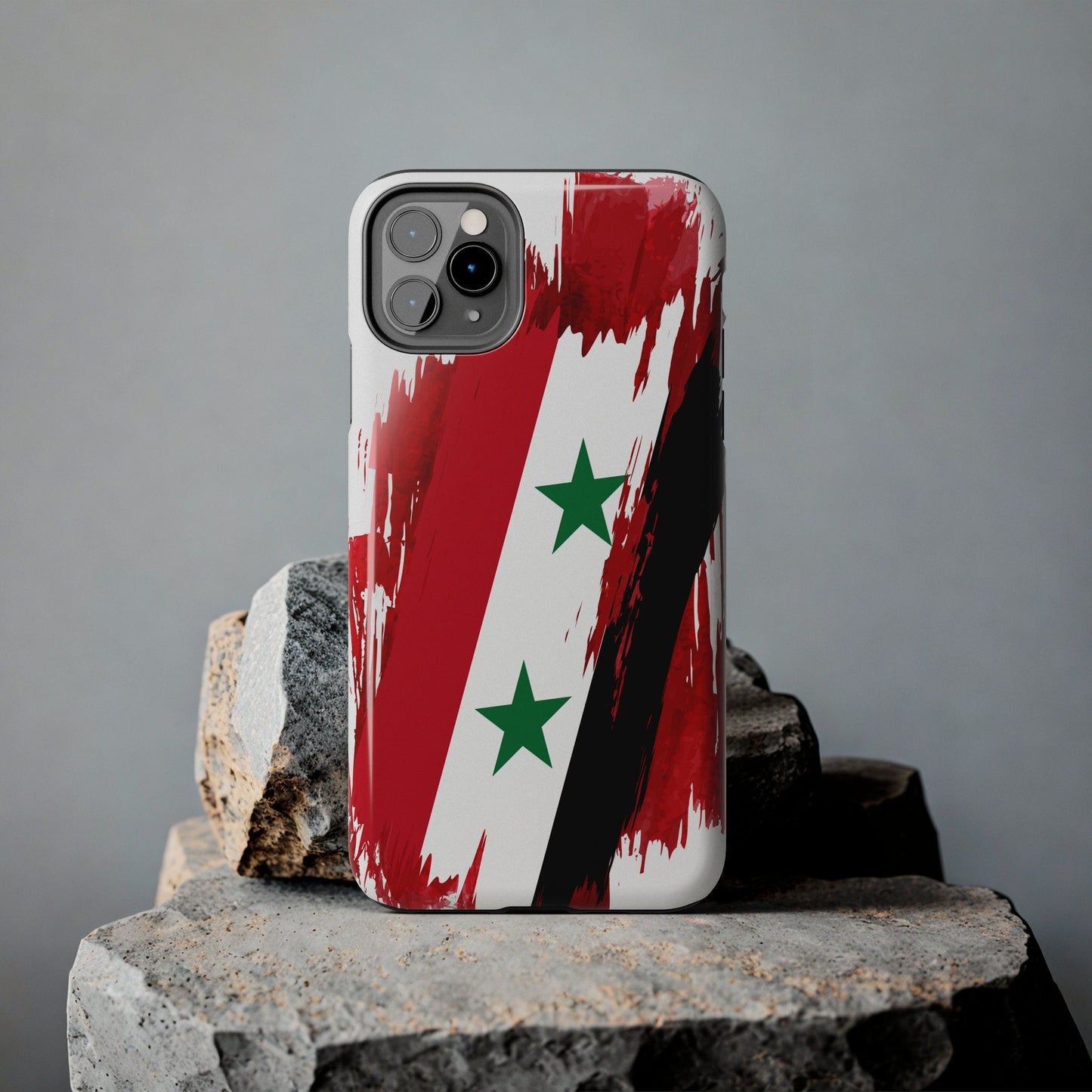 Syria Flag iPhone Case iPhone 15 14 13 12 Mini 11 XR Xs X 8 7 SE iPhone Pro Max , Iphone cover, Iphone Tough Case