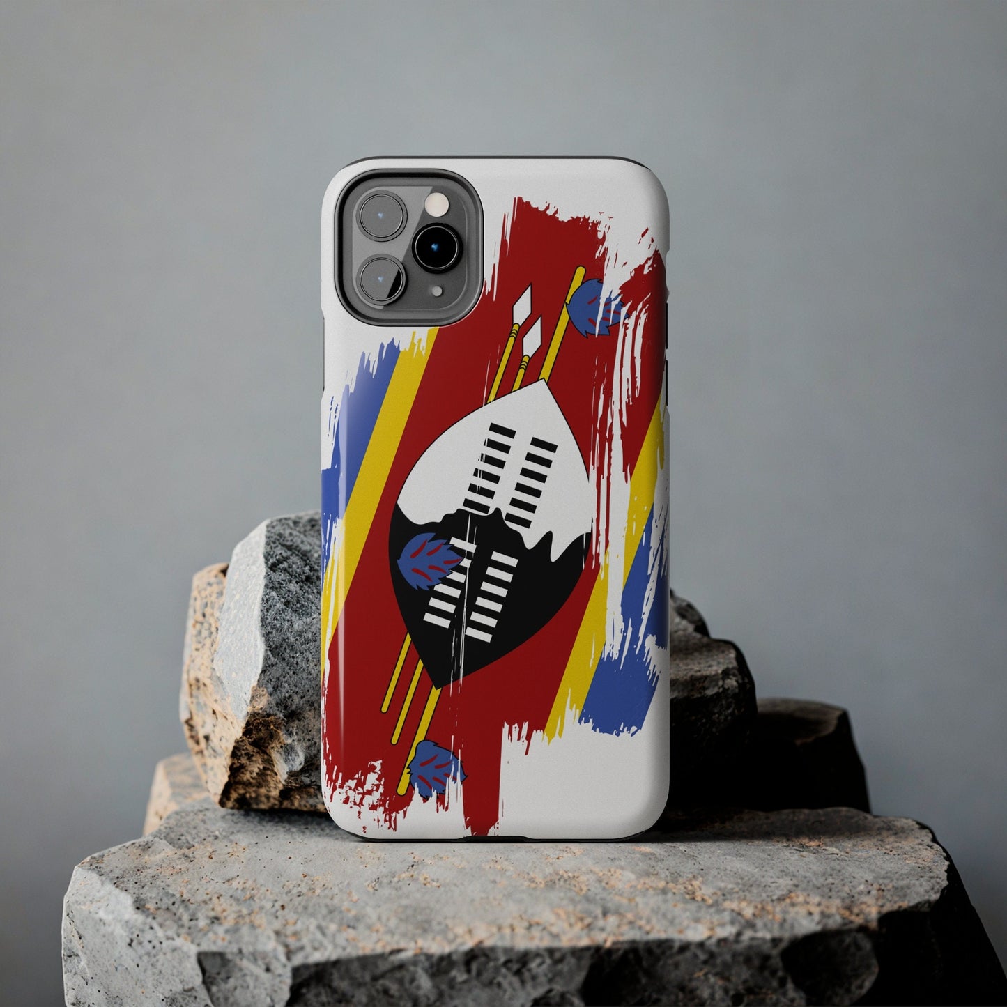 Eswatini  Flag iPhone Case iPhone 15 14 13 12 Mini 11 XR Xs X 8 7 SE iPhone Pro Max , Iphone cover, Iphone Tough Case