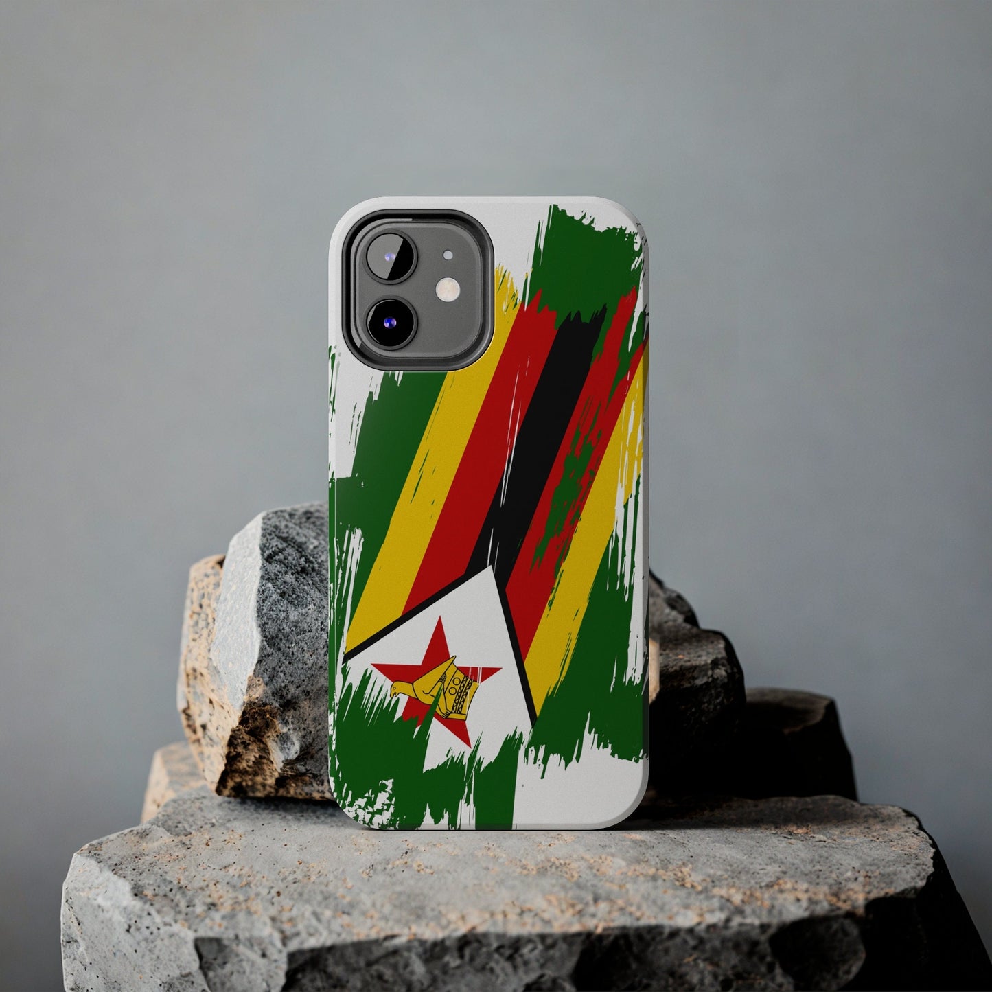 Zimbabwe Flag iPhone Case iPhone 15 14 13 12 Mini 11 XR Xs X 8 7 SE iPhone Pro Max , Iphone cover, Iphone Tough Case