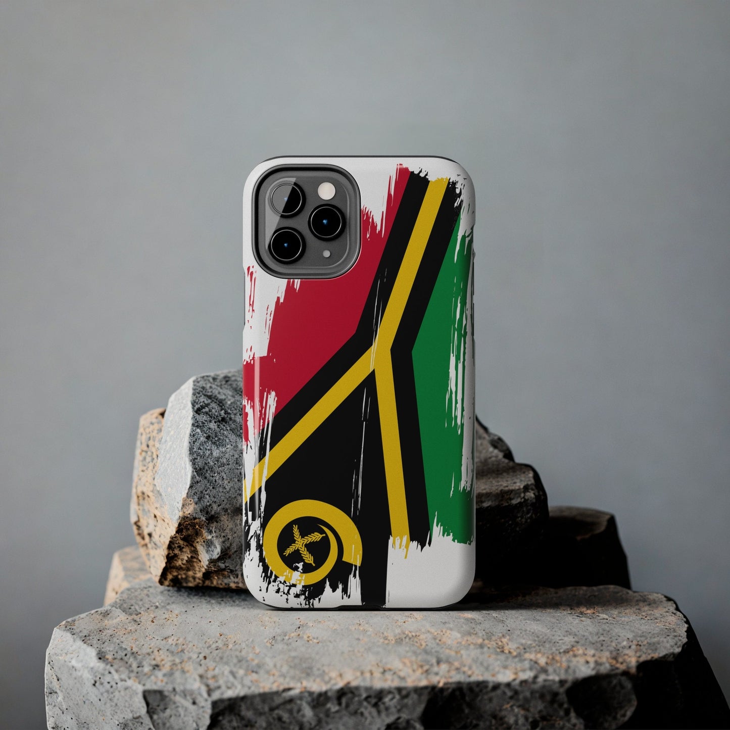 Vanuatu Flag iPhone Case iPhone 15 14 13 12 Mini 11 XR Xs X 8 7 SE iPhone Pro Max , Iphone cover, Iphone Tough Case