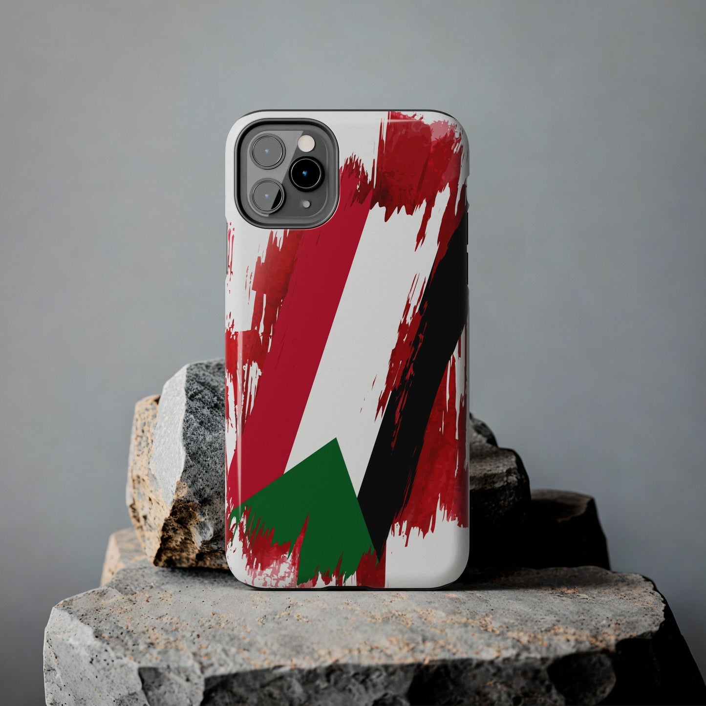 Sudan Flag iPhone Case iPhone 15 14 13 12 Mini 11 XR Xs X 8 7 SE iPhone Pro Max , Iphone cover, Iphone Tough Case