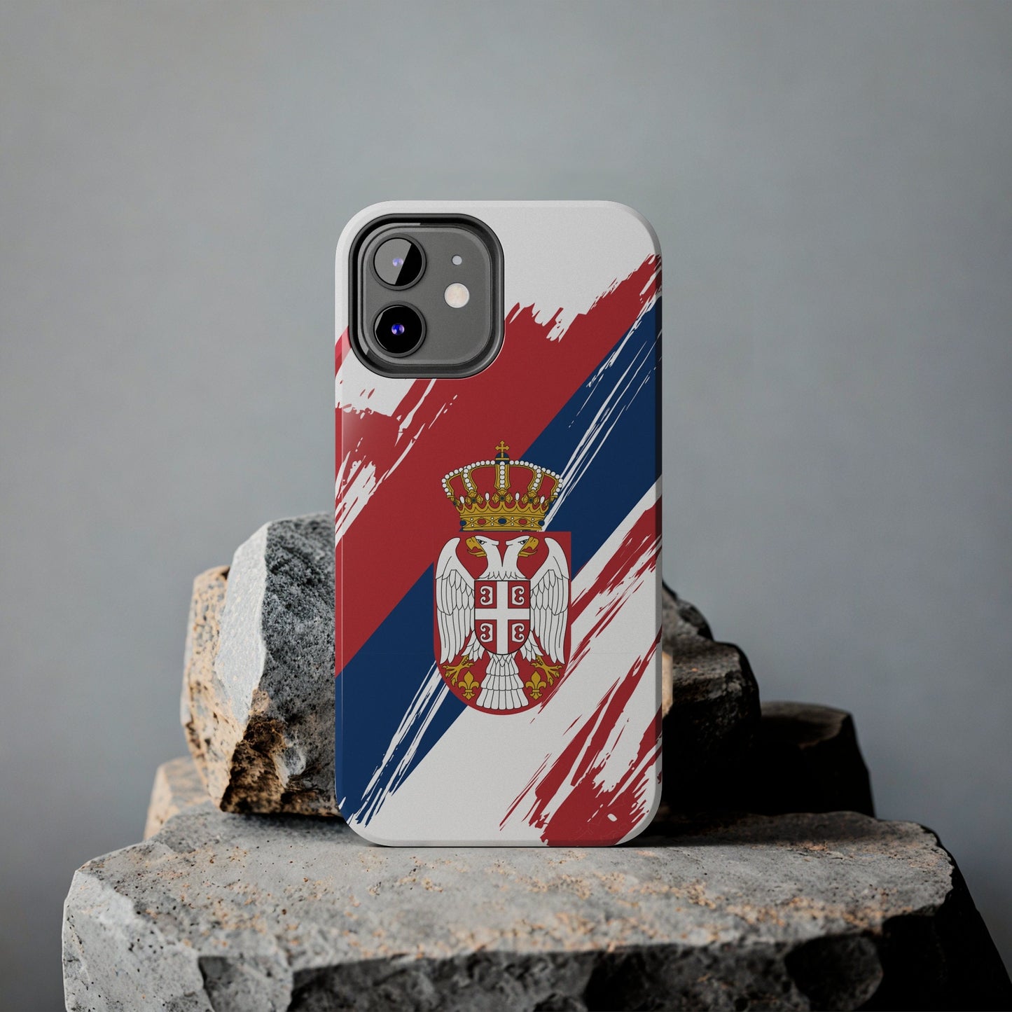 Serbia Flag iPhone Case iPhone 15 14 13 12 Mini 11 XR Xs X 8 7 SE iPhone Pro Max , Iphone cover, Iphone Tough Case