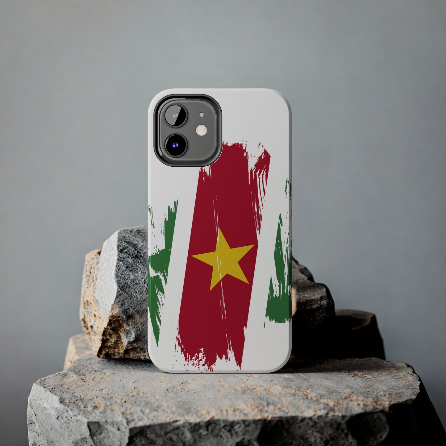 Suriname Flag iPhone Case iPhone 15 14 13 12 Mini 11 XR Xs X 8 7 SE iPhone Pro Max , Iphone cover, Iphone Tough Case