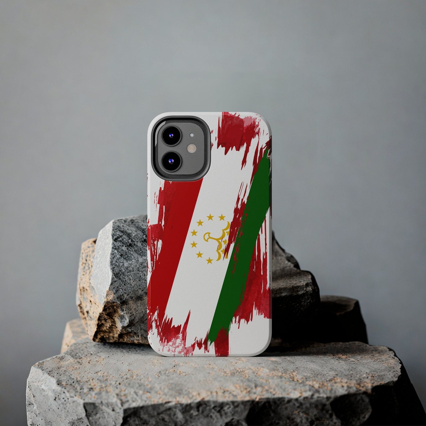 Tajikistan Flag iPhone Case iPhone 15 14 13 12 Mini 11 XR Xs X 8 7 SE iPhone Pro Max , Iphone cover, Iphone Tough Case