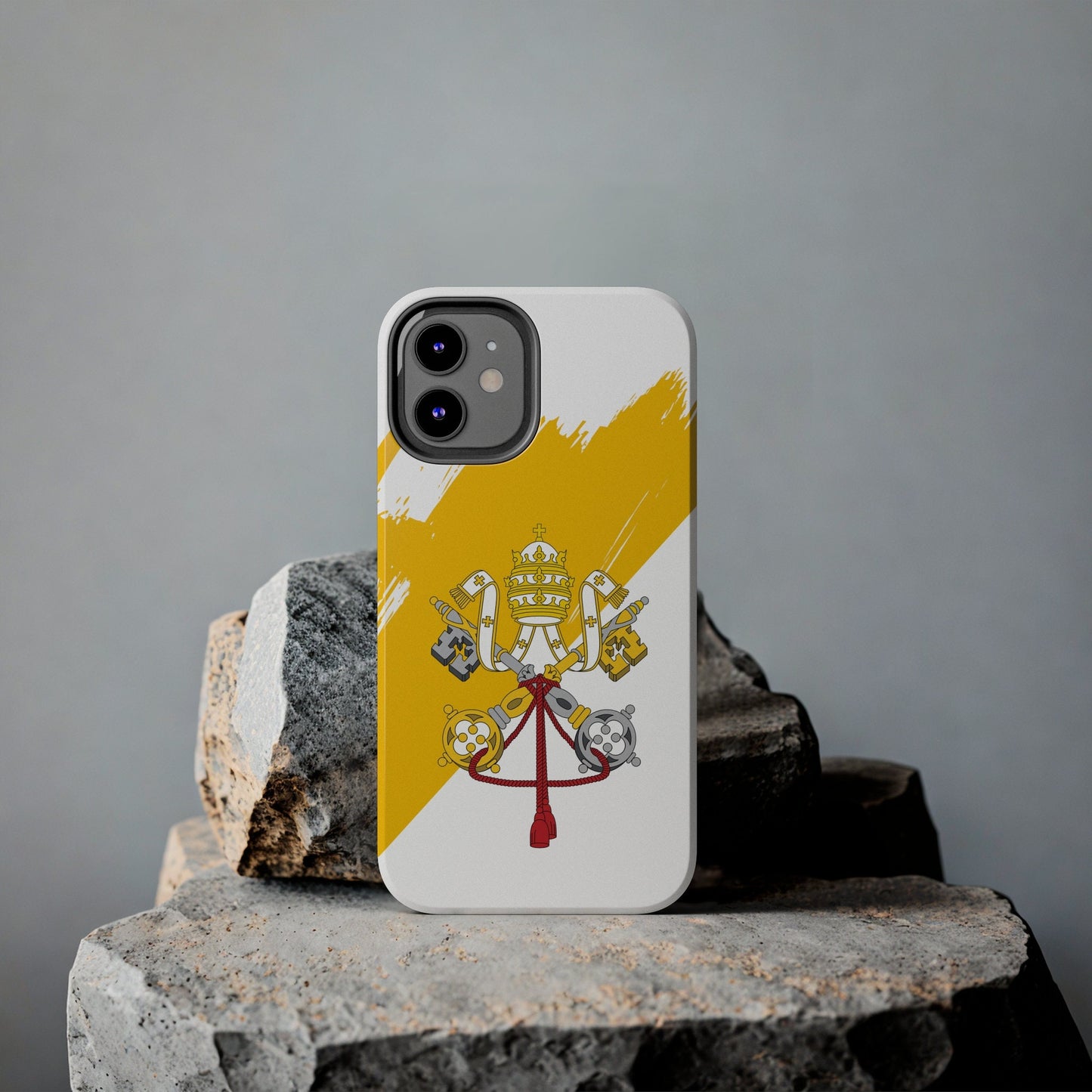 Vatican  Flag iPhone Case iPhone 15 14 13 12 Mini 11 XR Xs X 8 7 SE iPhone Pro Max , Iphone cover, Iphone Tough Case