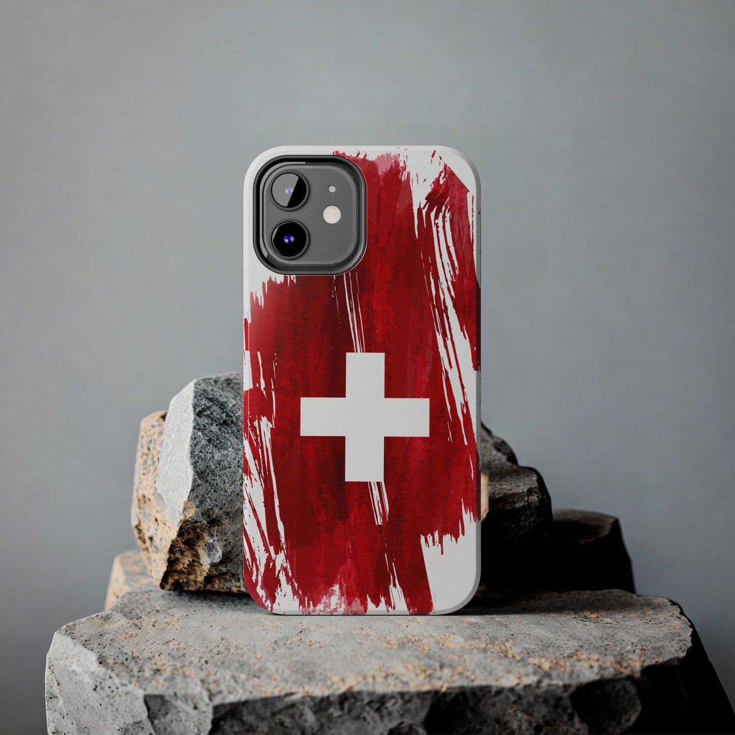 Switzerland Flag iPhone Case iPhone 15 14 13 12 Mini 11 XR Xs X 8 7 SE iPhone Pro Max , Iphone cover, Iphone Tough Case