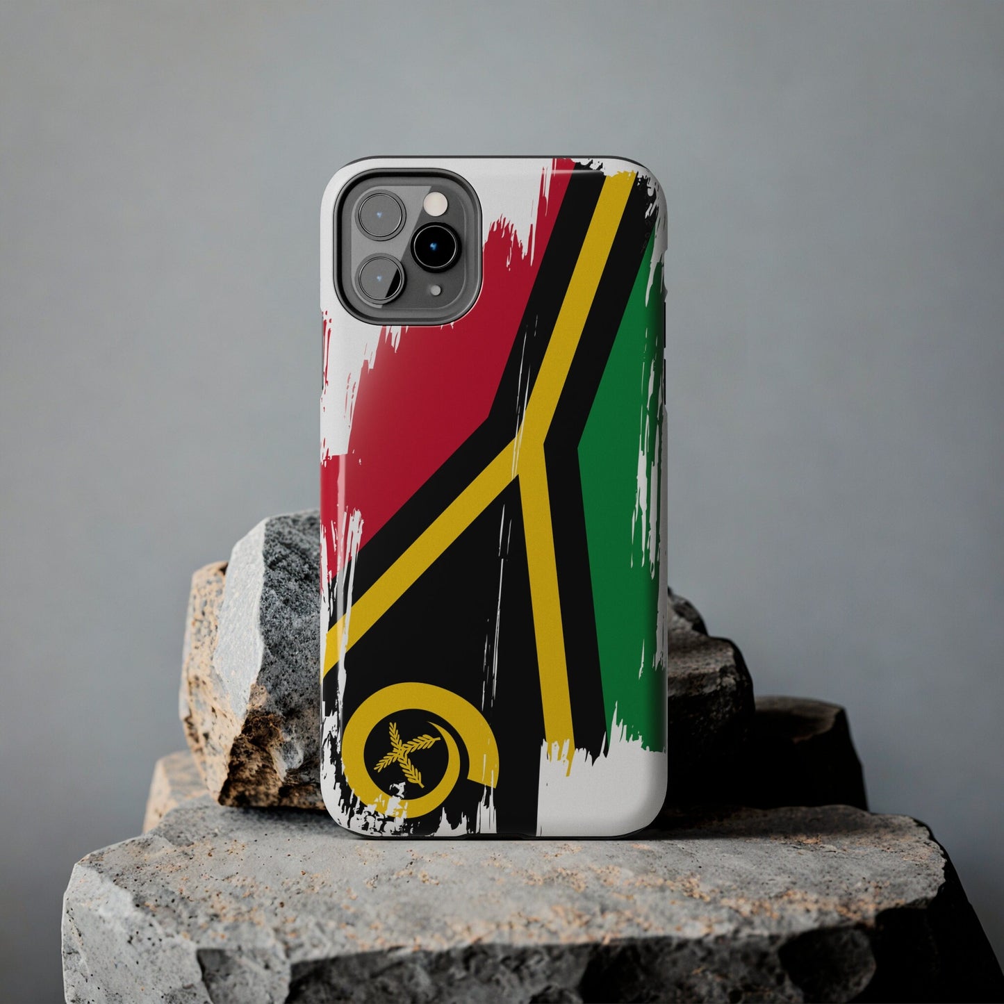 Vanuatu Flag iPhone Case iPhone 15 14 13 12 Mini 11 XR Xs X 8 7 SE iPhone Pro Max , Iphone cover, Iphone Tough Case