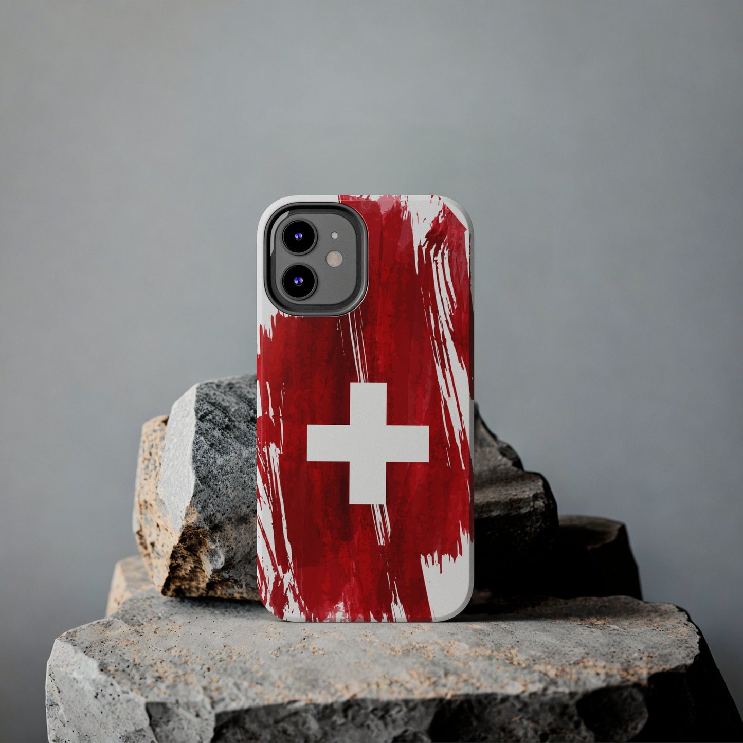 Switzerland Flag iPhone Case iPhone 15 14 13 12 Mini 11 XR Xs X 8 7 SE iPhone Pro Max , Iphone cover, Iphone Tough Case