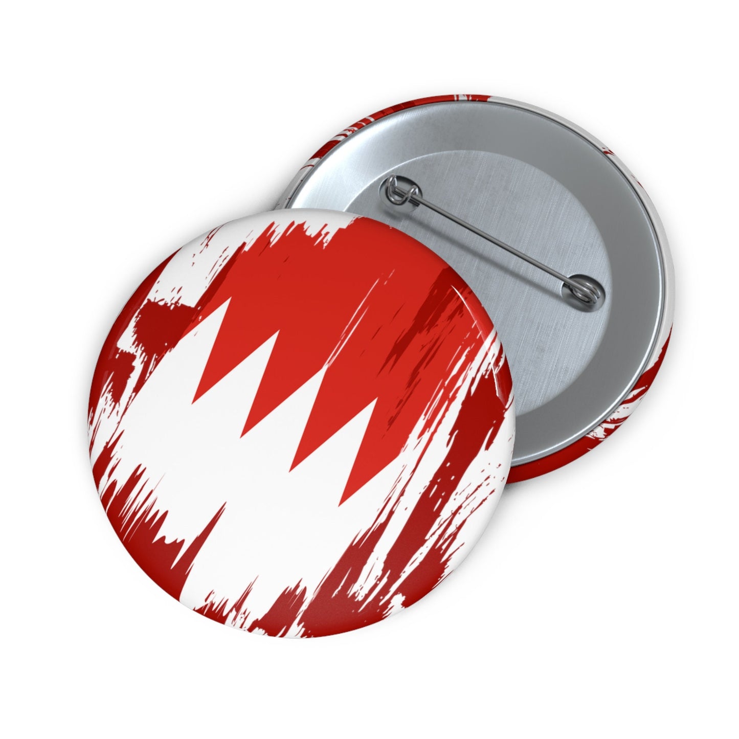 Bahrain Flag Pin Button - Custom Pinback, Patriotic Campaign Buttons, Personalized Birthday Pins, Collectible Badge, Metal Pin