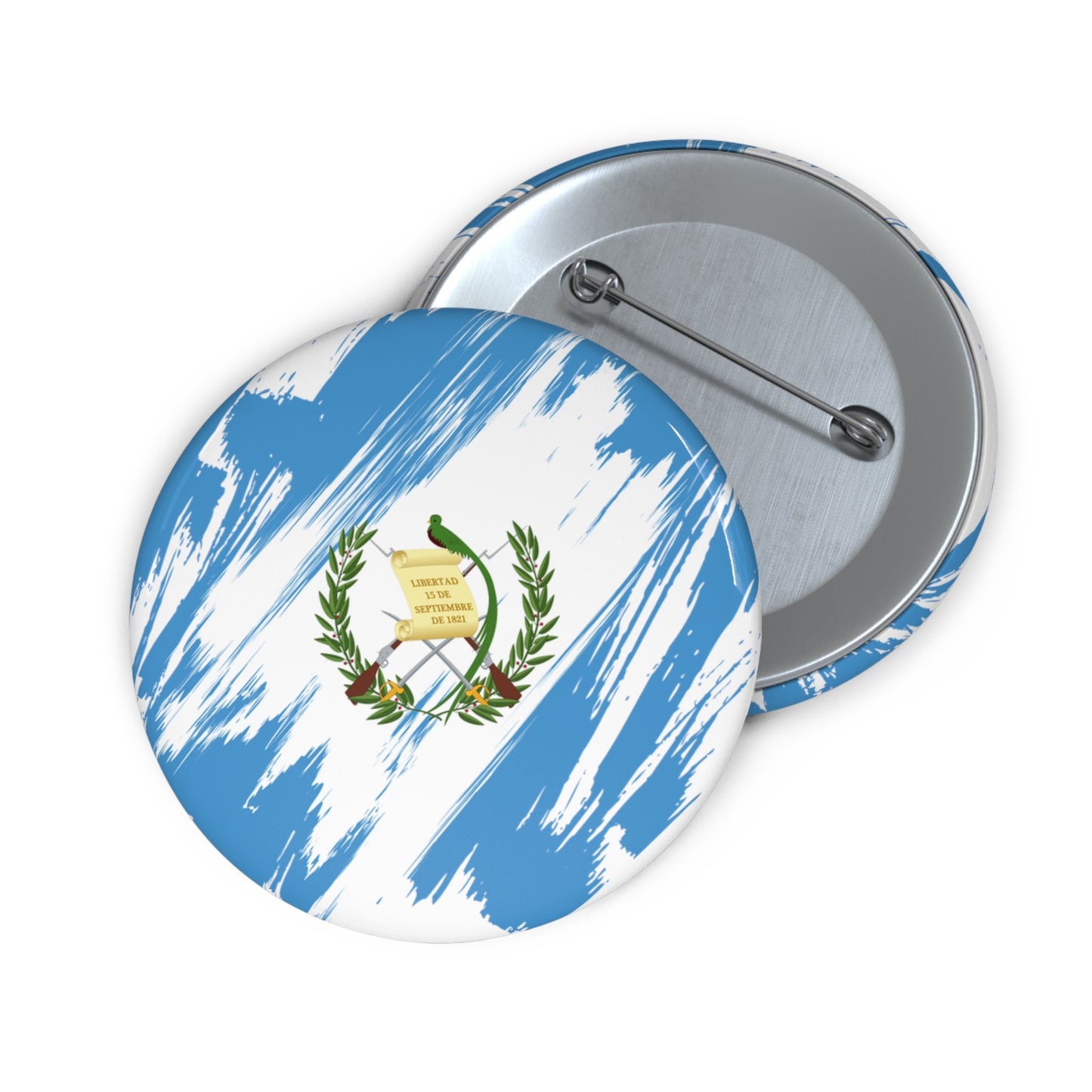 Guatemala Flag Pin Button - Custom Pinback, Patriotic Campaign Buttons, Personalized Birthday Pins, Collectible Badge, Metal Pin