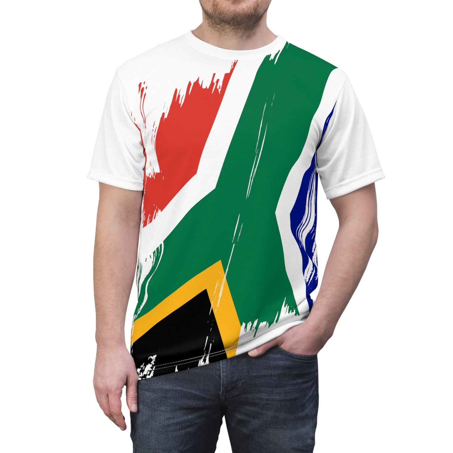South Africa Flag T-shirt | South Africa T-shirt | All over print Unisex T-shirt with South Africa Flag