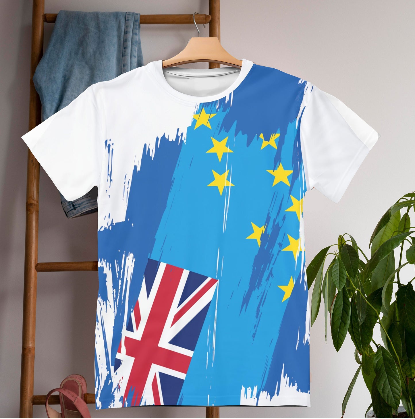Tuvalu Flag T-shirt | Tuvalu T-shirt | All over print Unisex T-shirt with Tuvalu Flag