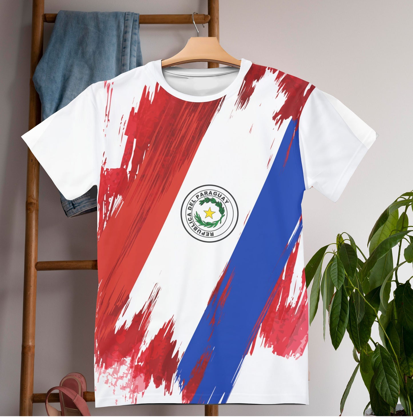 Paraguay Flag T-shirt | Paraguay T-shirt | All over print Unisex T-shirt with Paraguay Flag