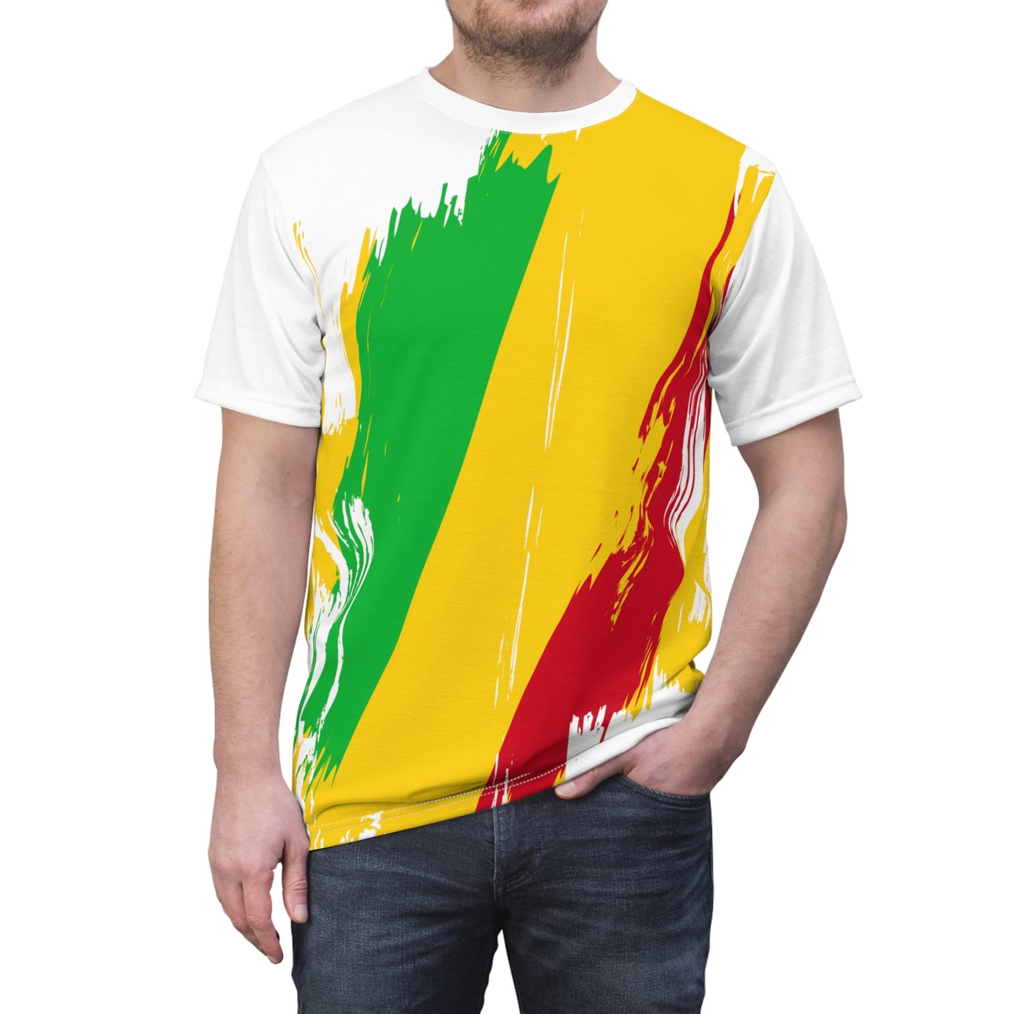 Mali Flag T-shirt | Mali T-shirt | All over print Unisex T-shirt with Mali Flag