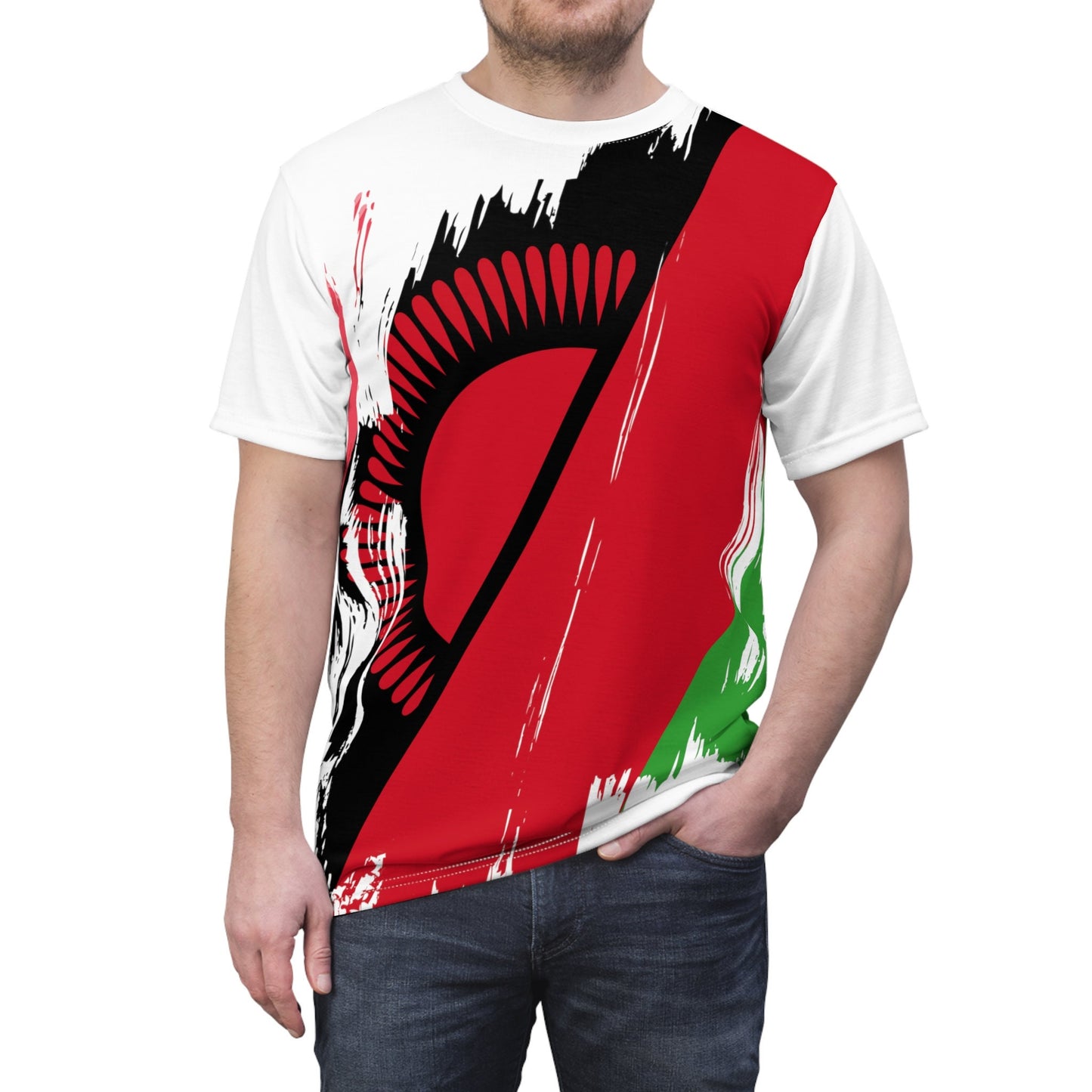 Malawi Flag T-shirt | Malawi T-shirt | All over print Unisex T-shirt with Malawi Flag